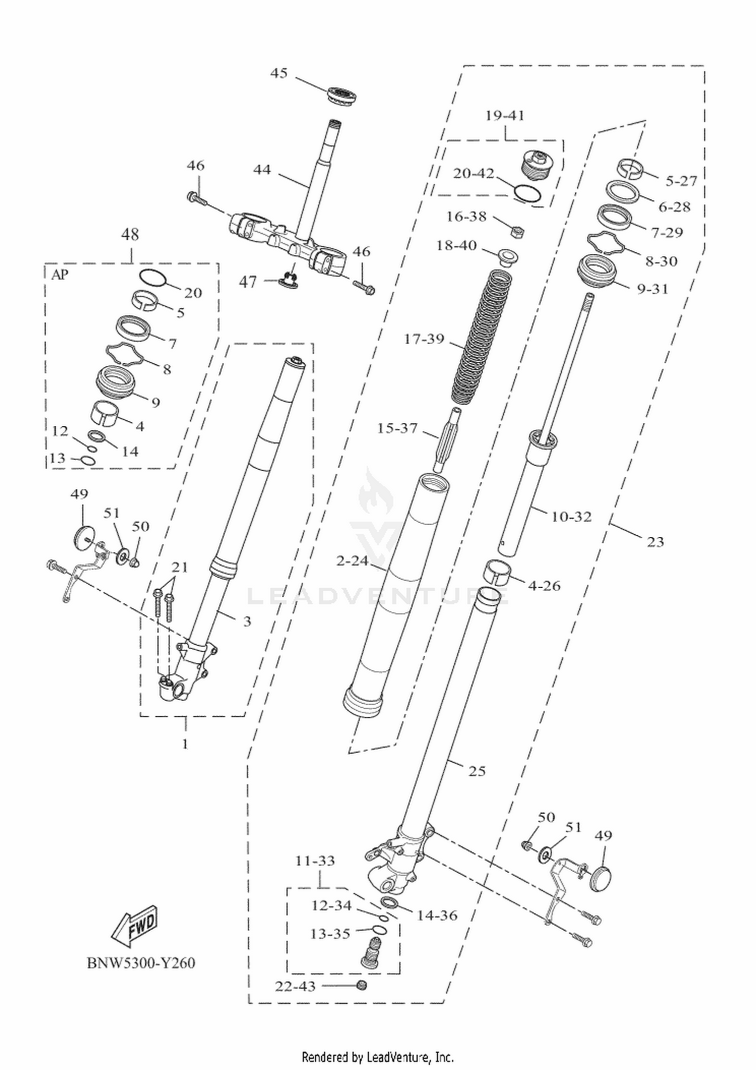 26 FRONT FORK