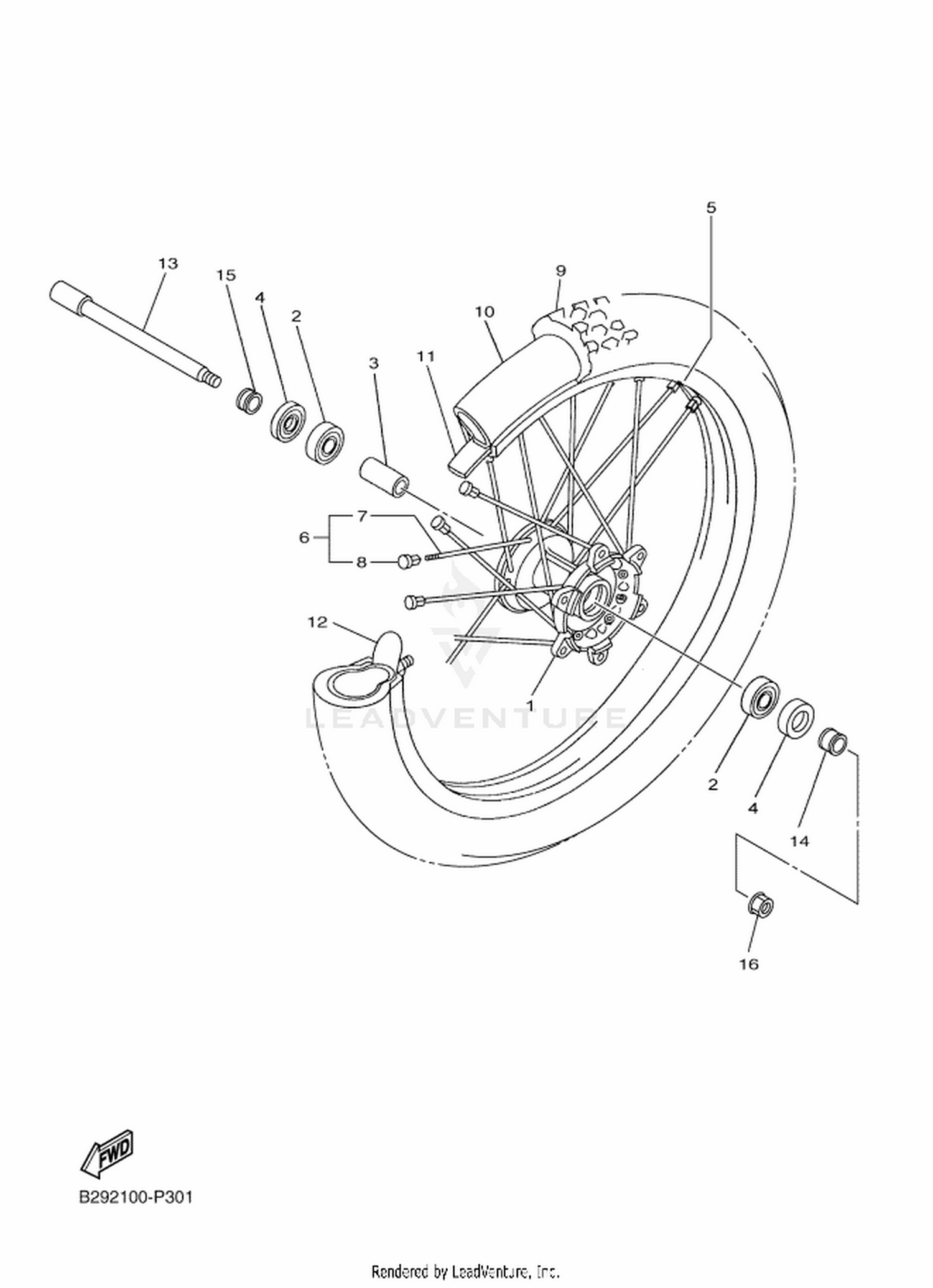 29 FRONT WHEEL