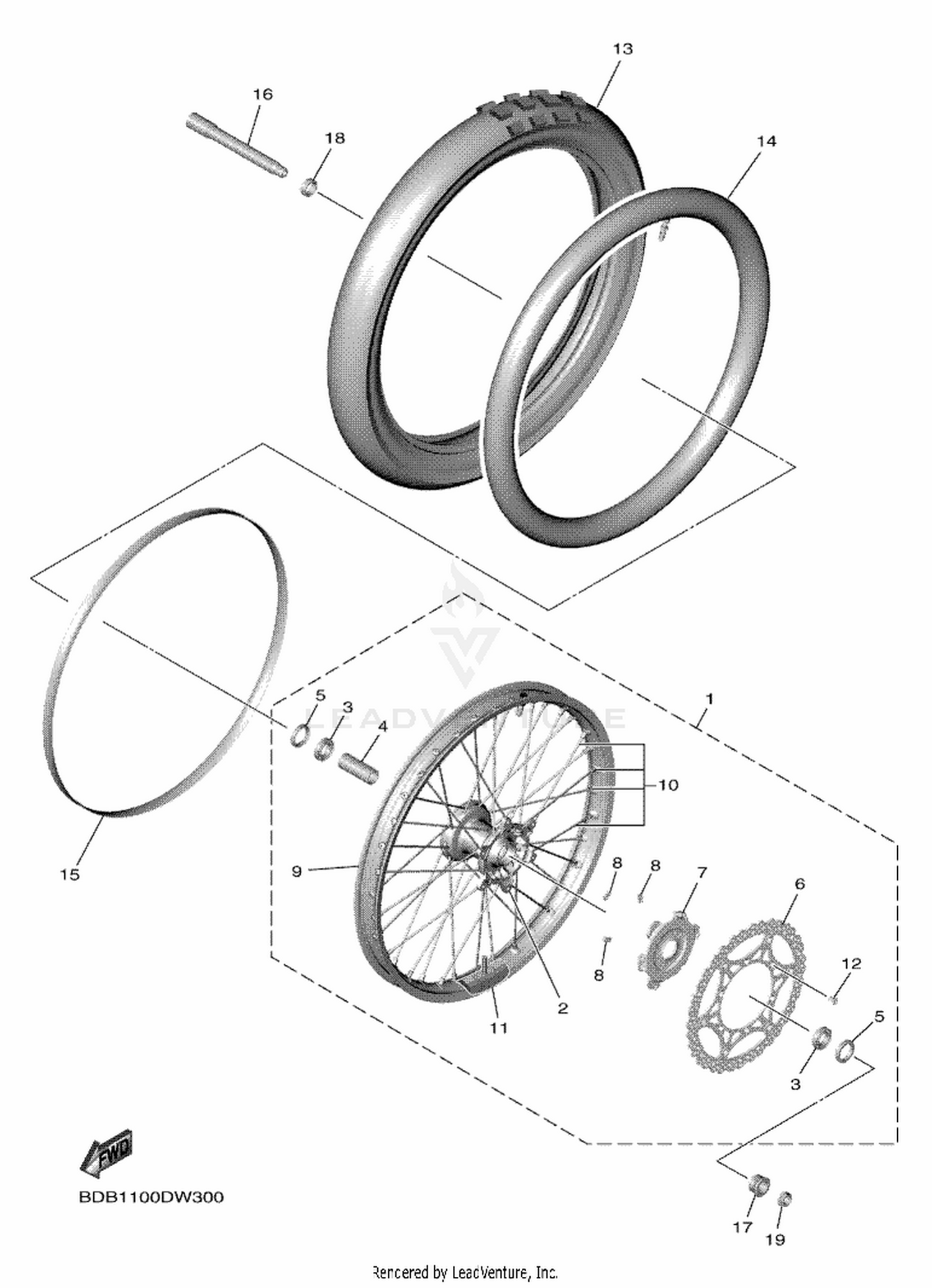 32 FRONT WHEEL