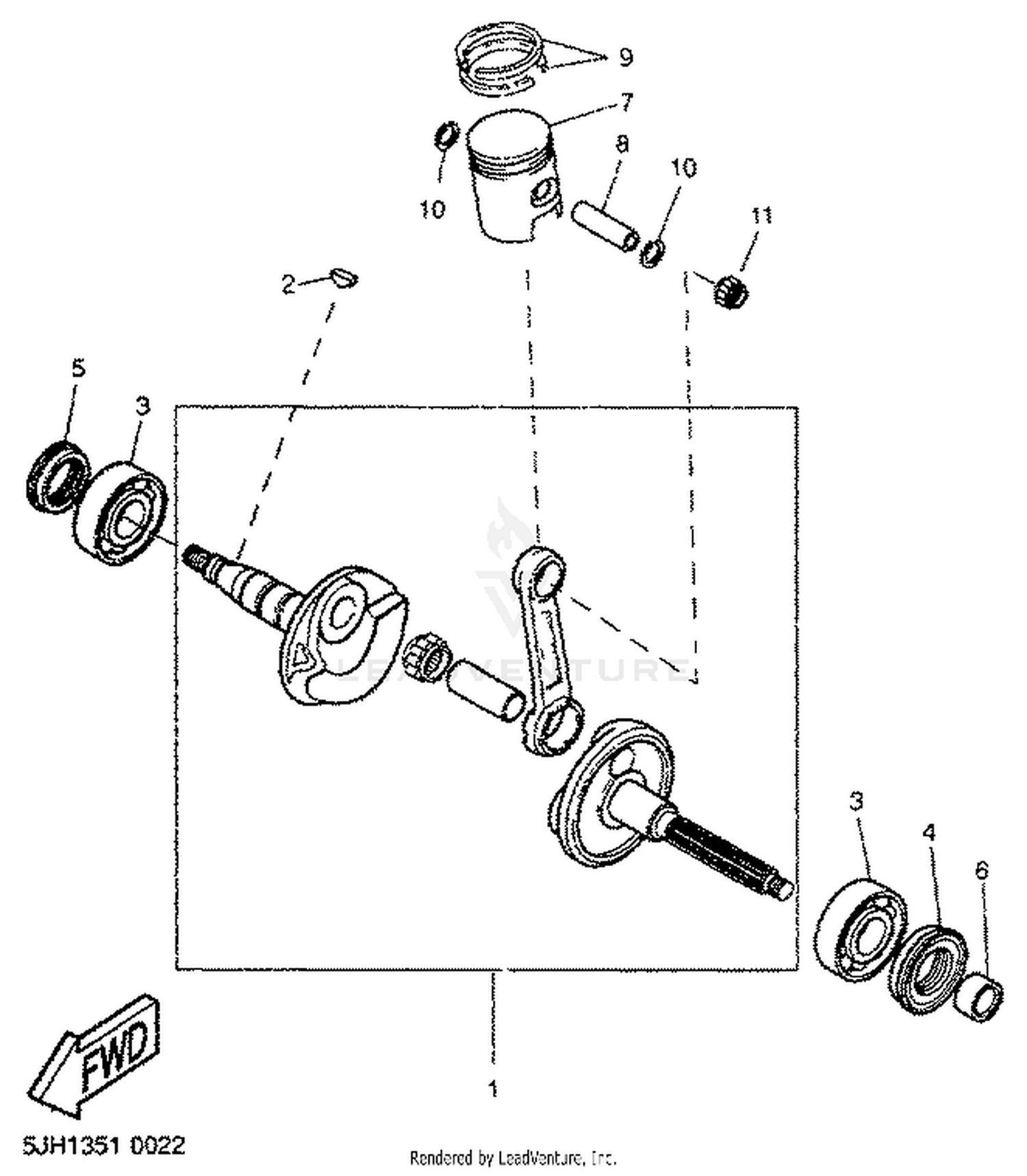 02 CRANKSHAFT  PISTON