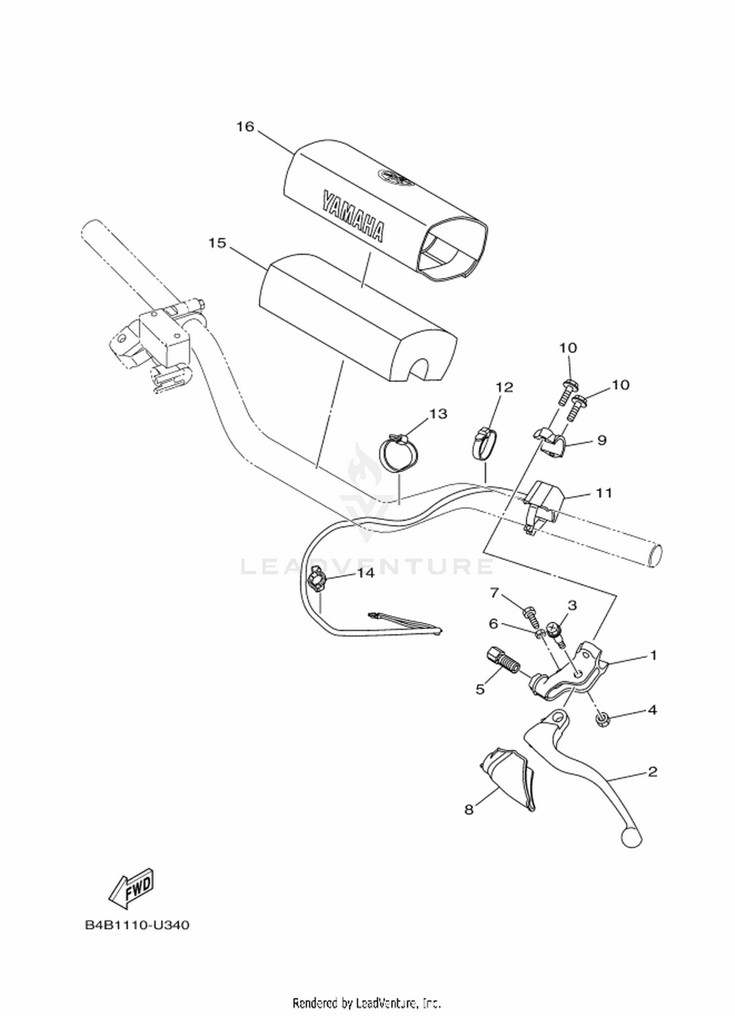 34 HANDLE SWITCH  LEVER
