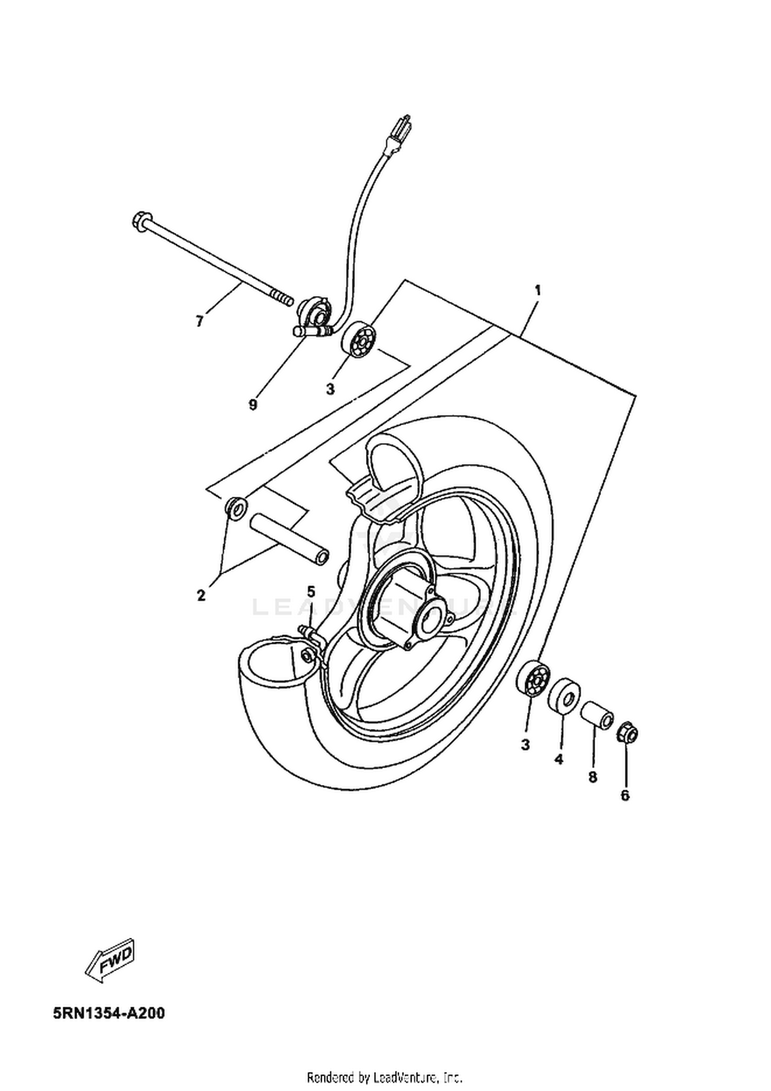 20 FRONT WHEEL
