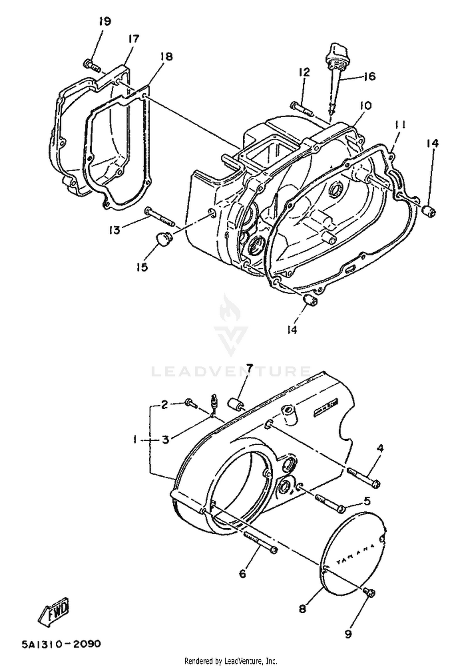 08 CRANKCASE COVER 1