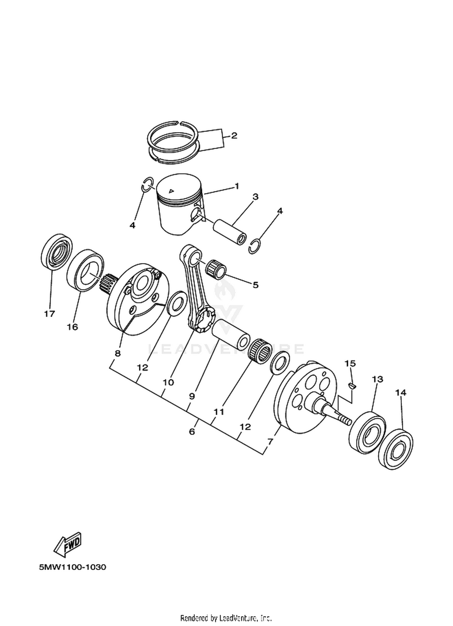 03 CRANKSHAFT  PISTON