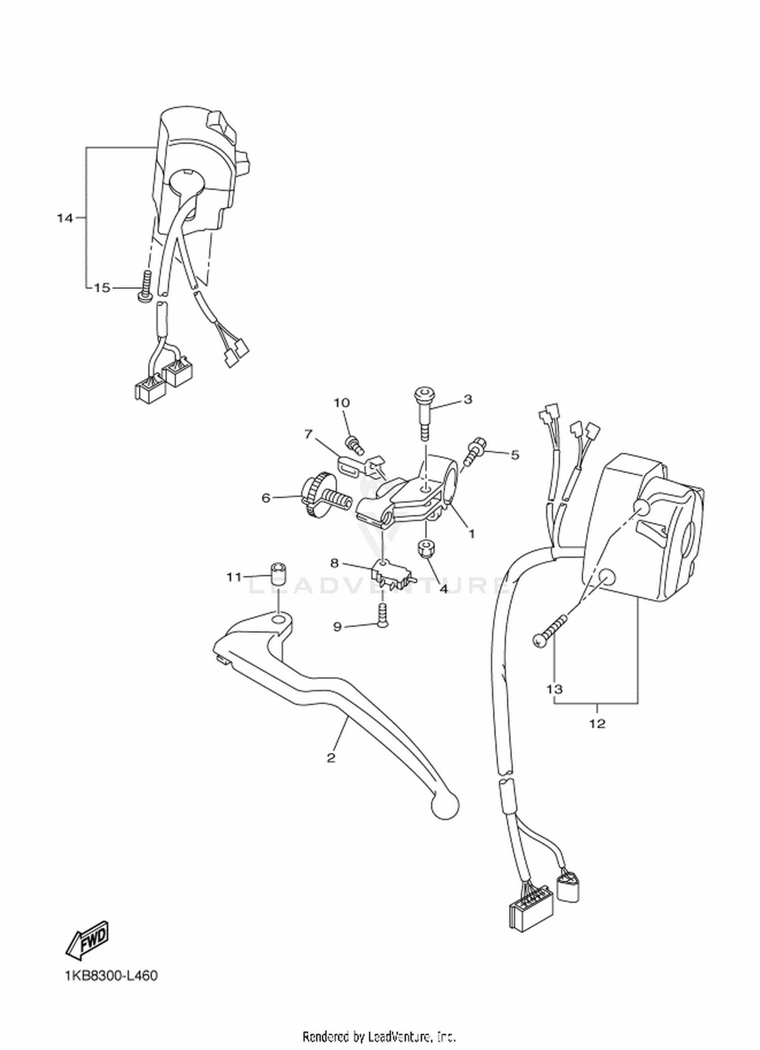 46 HANDLE SWITCH  LEVER