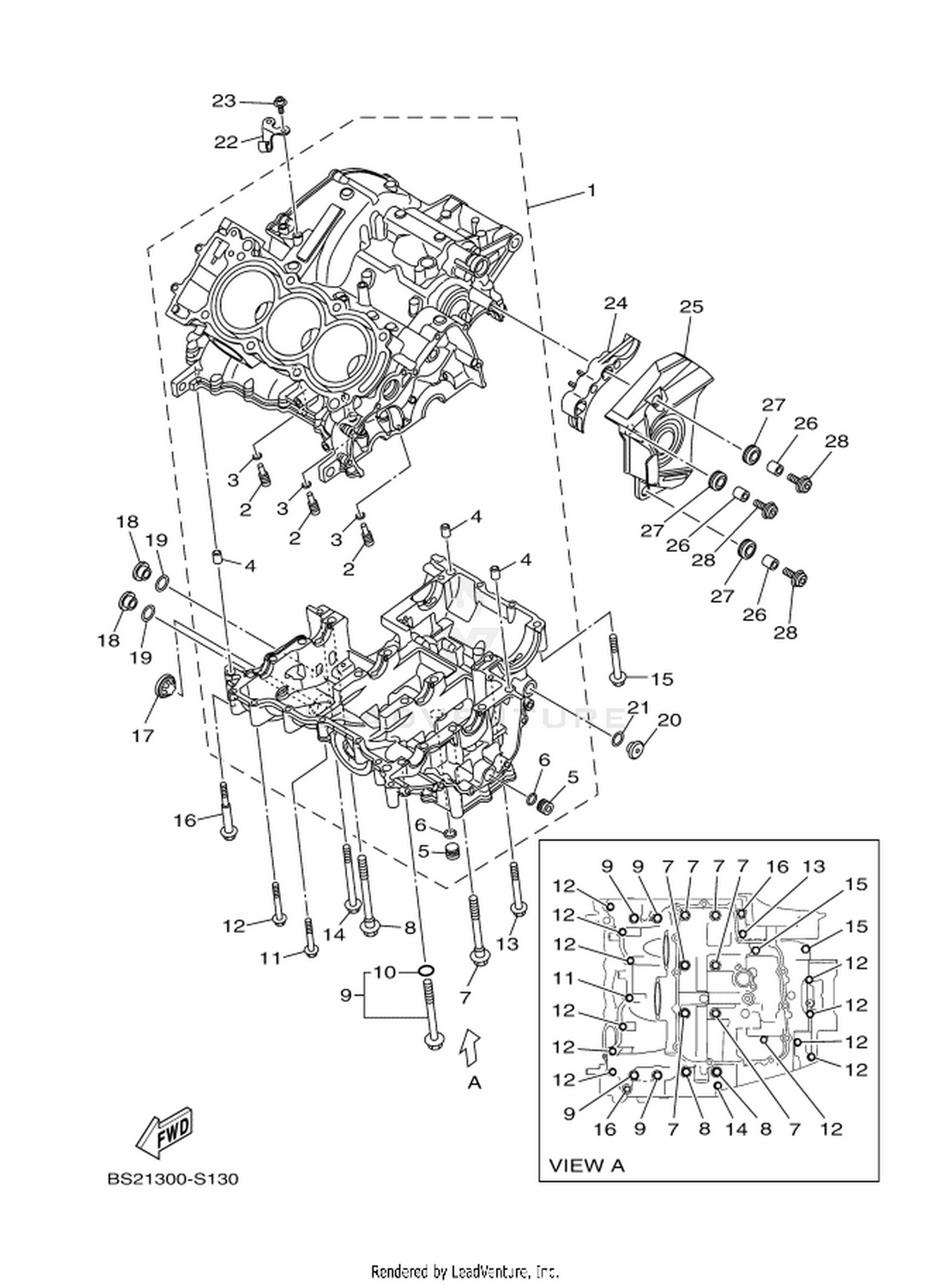 13 CRANKCASE