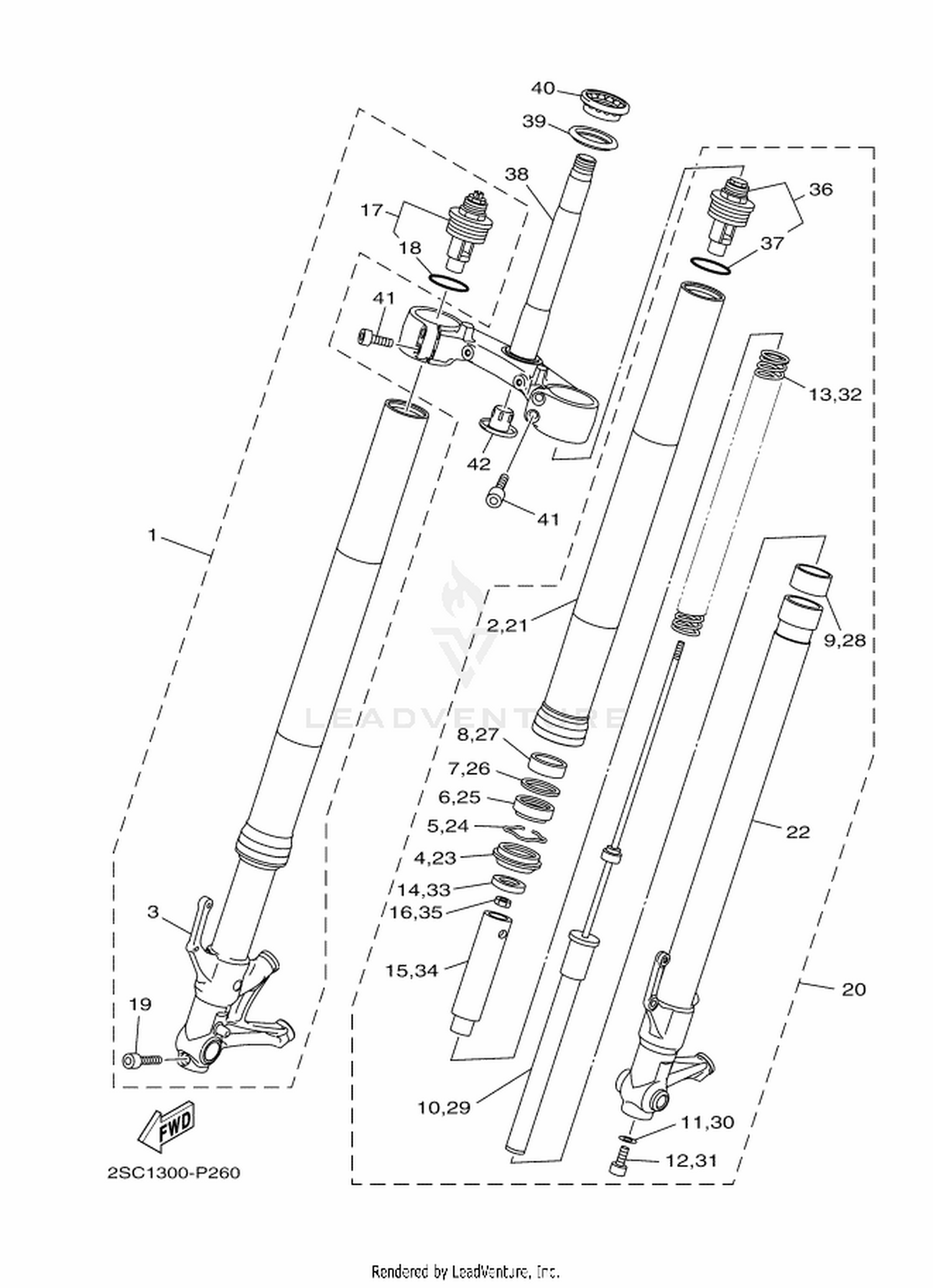 26 FRONT FORK