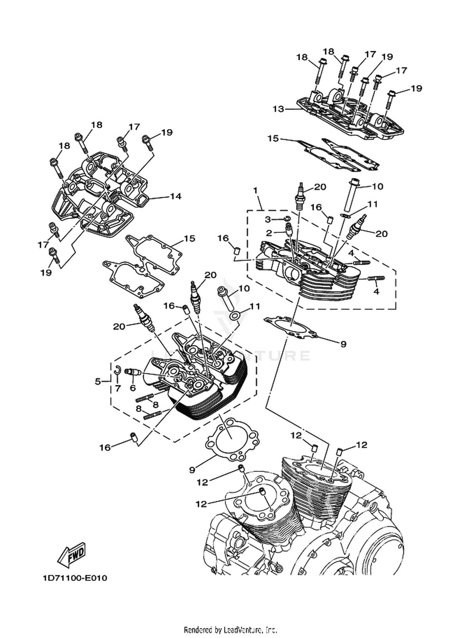 01 CYLINDER HEAD