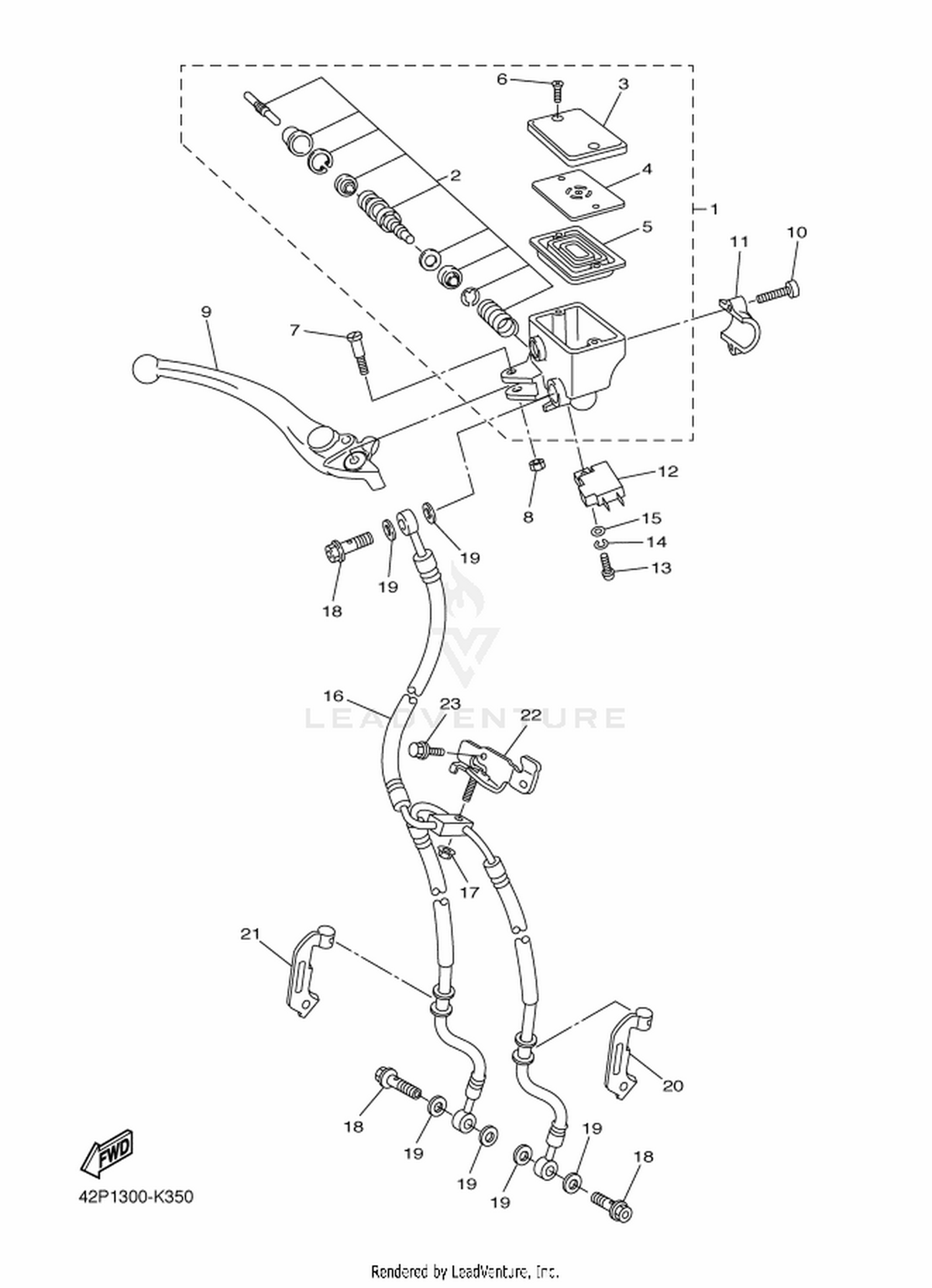 35 FRONT MASTER CYLINDER
