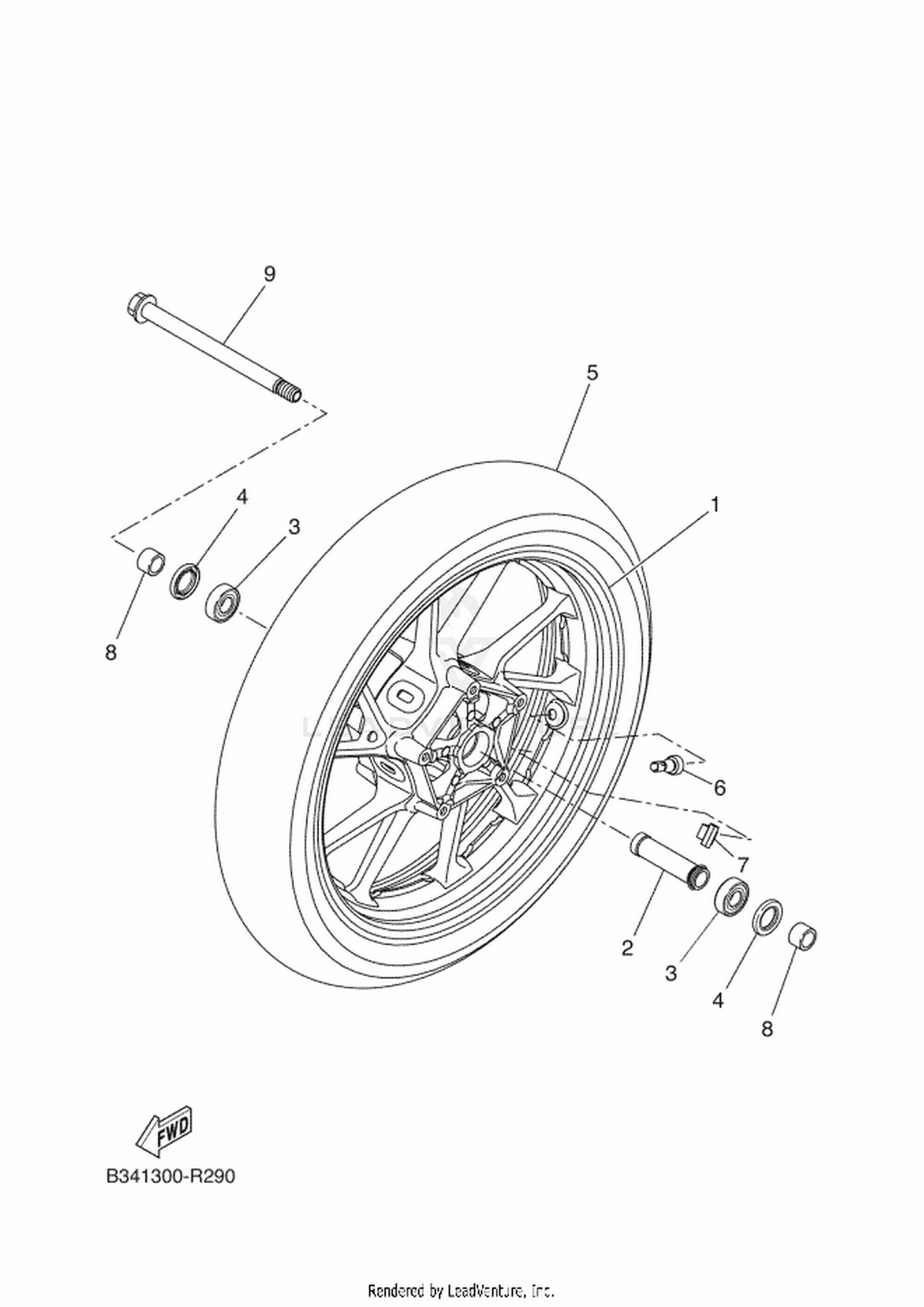 29 FRONT WHEEL