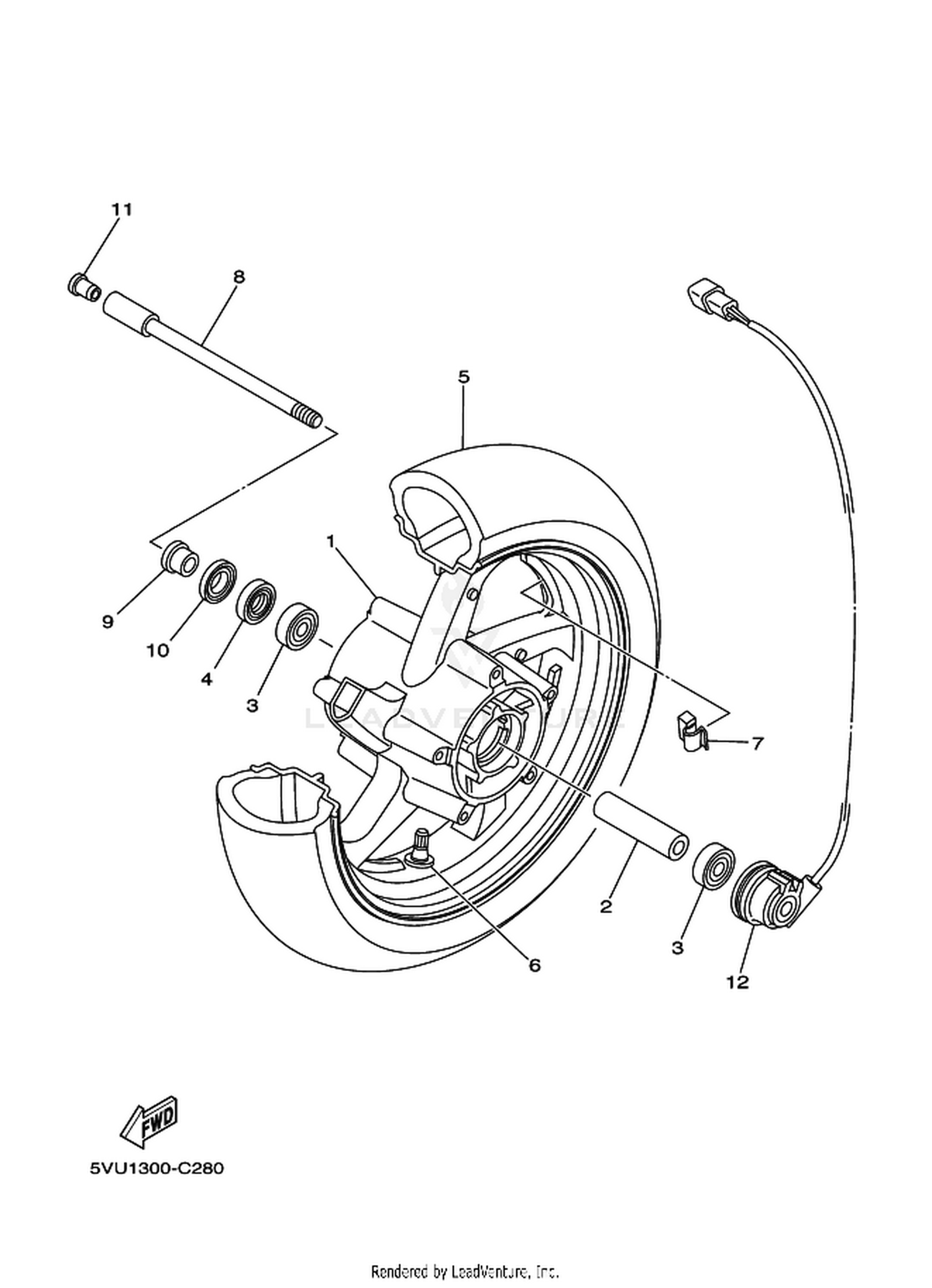 28 FRONT WHEEL