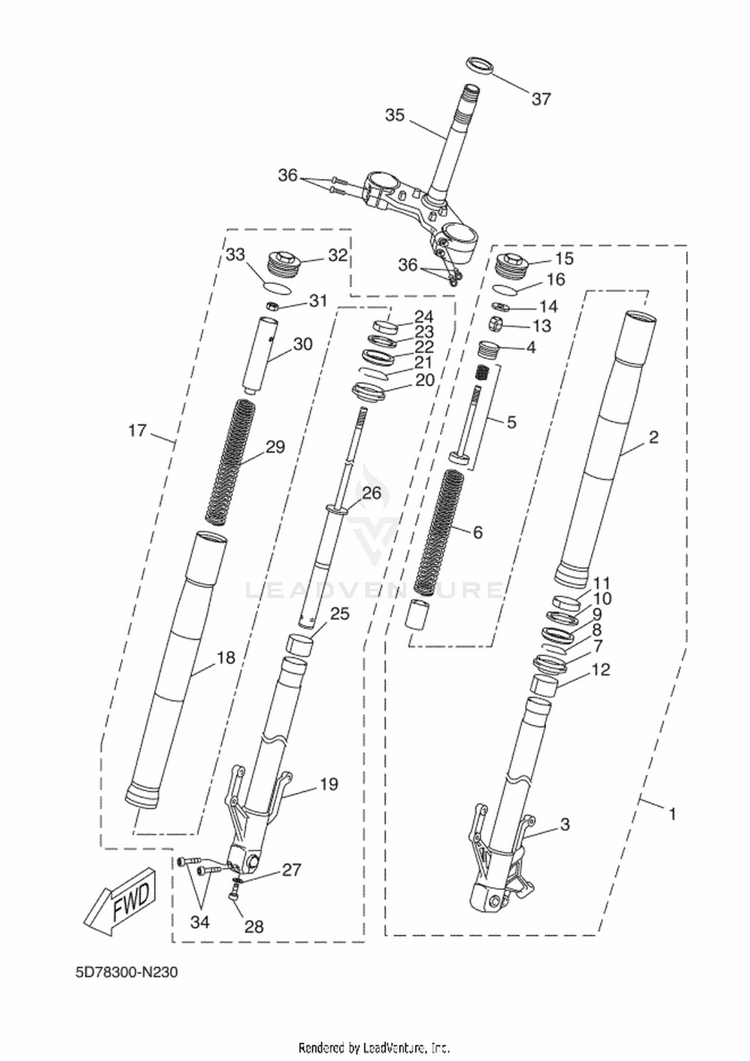 23 FRONT FORK