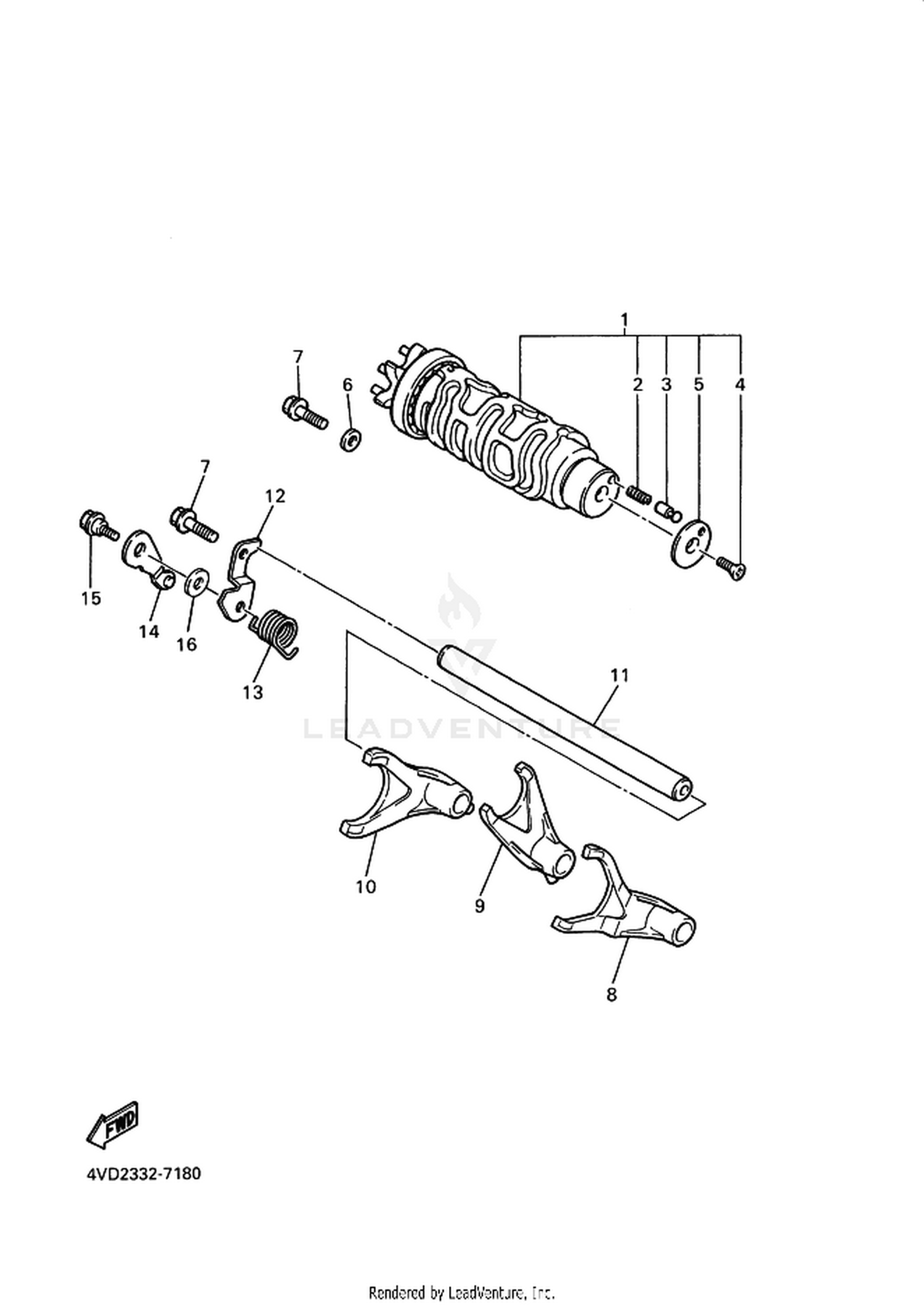 18 SHIFT CAM  FORK