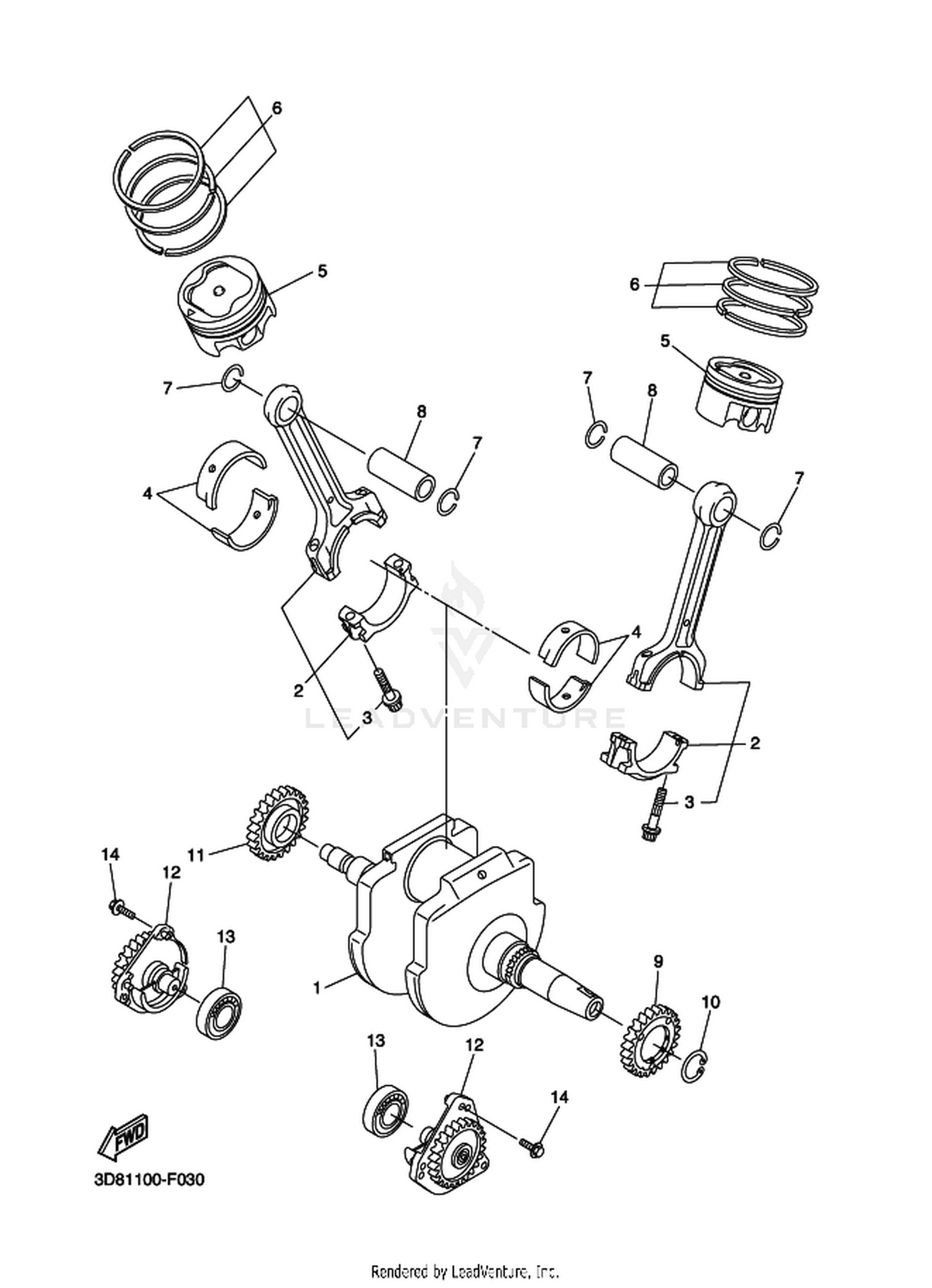 03 CRANKSHAFT  PISTON