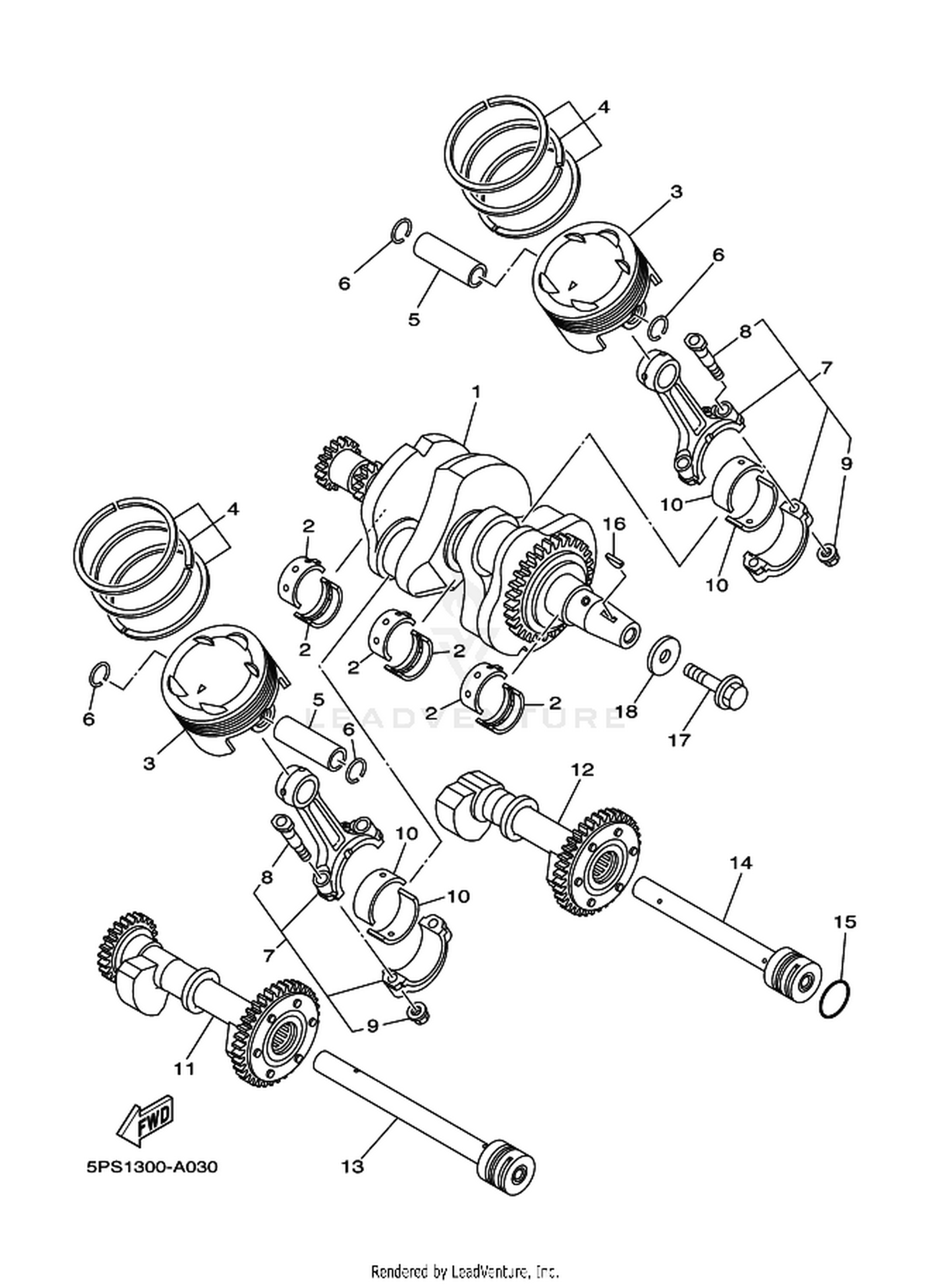 03 CRANKSHAFT  PISTON