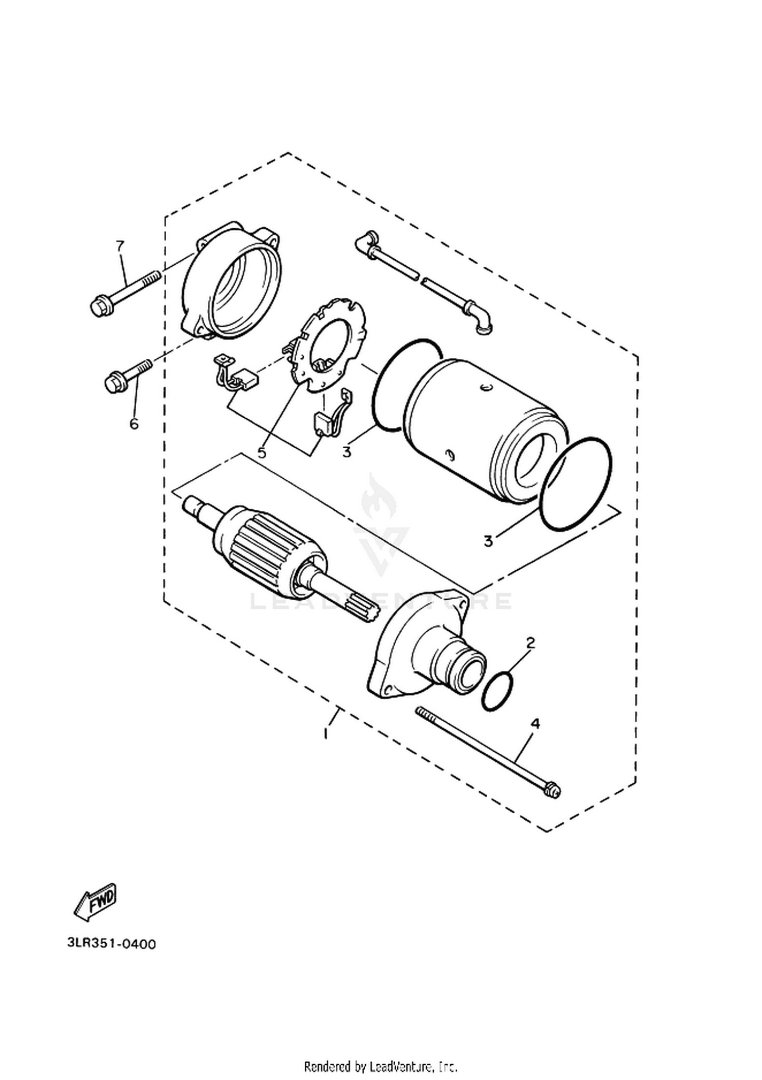 40 STARTING MOTOR