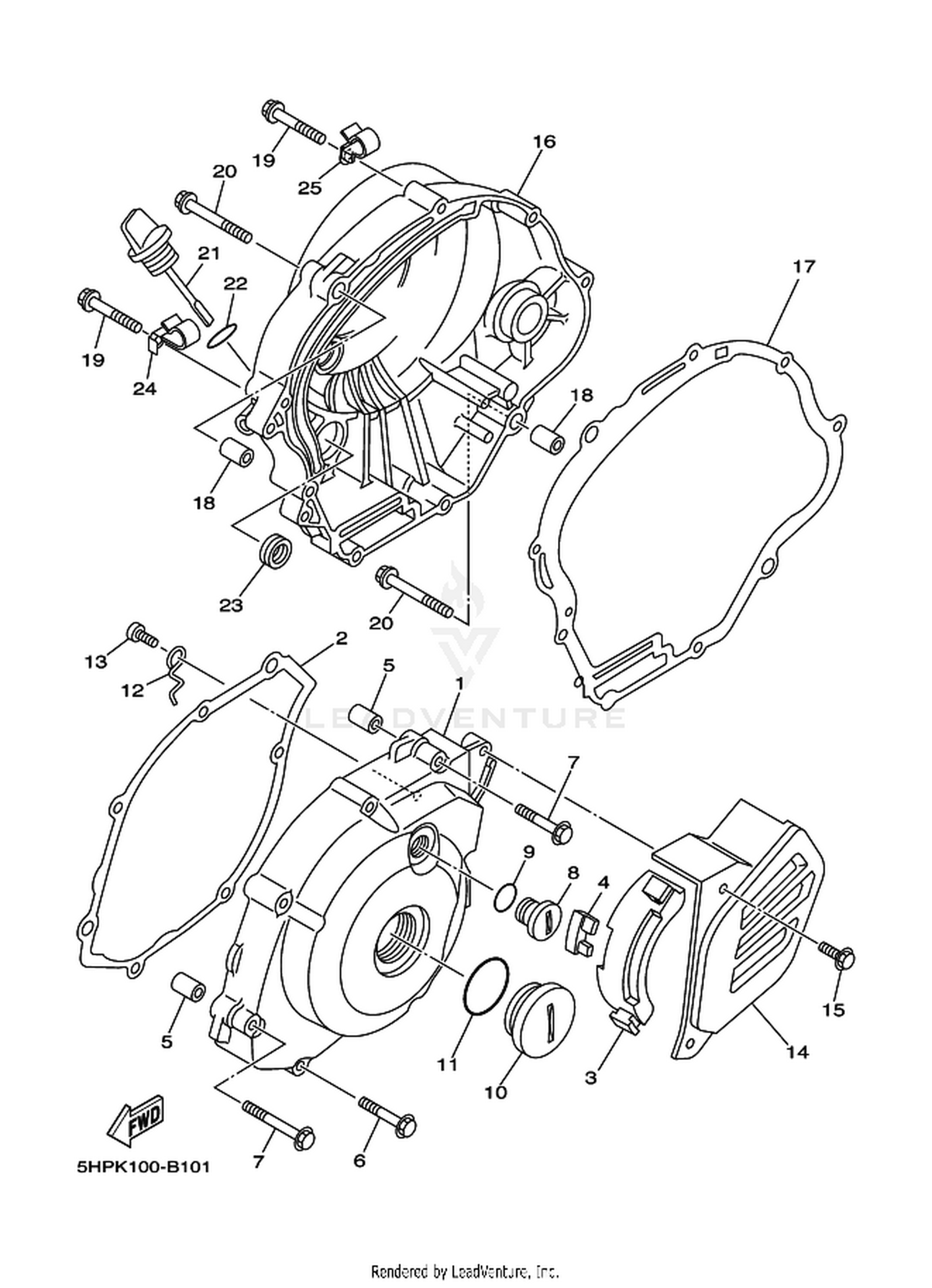10 CRANKCASE COVER 1