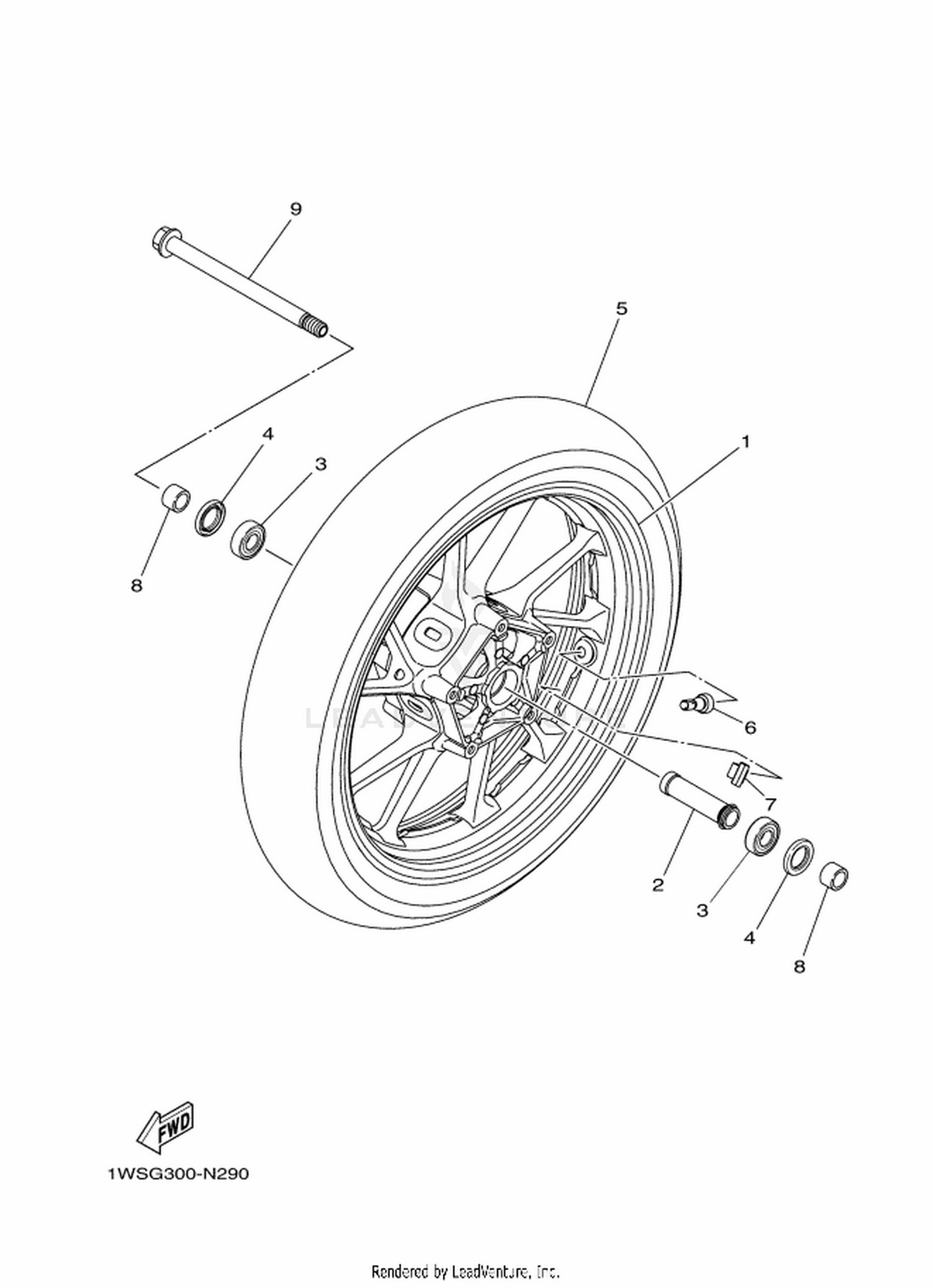 29 FRONT WHEEL