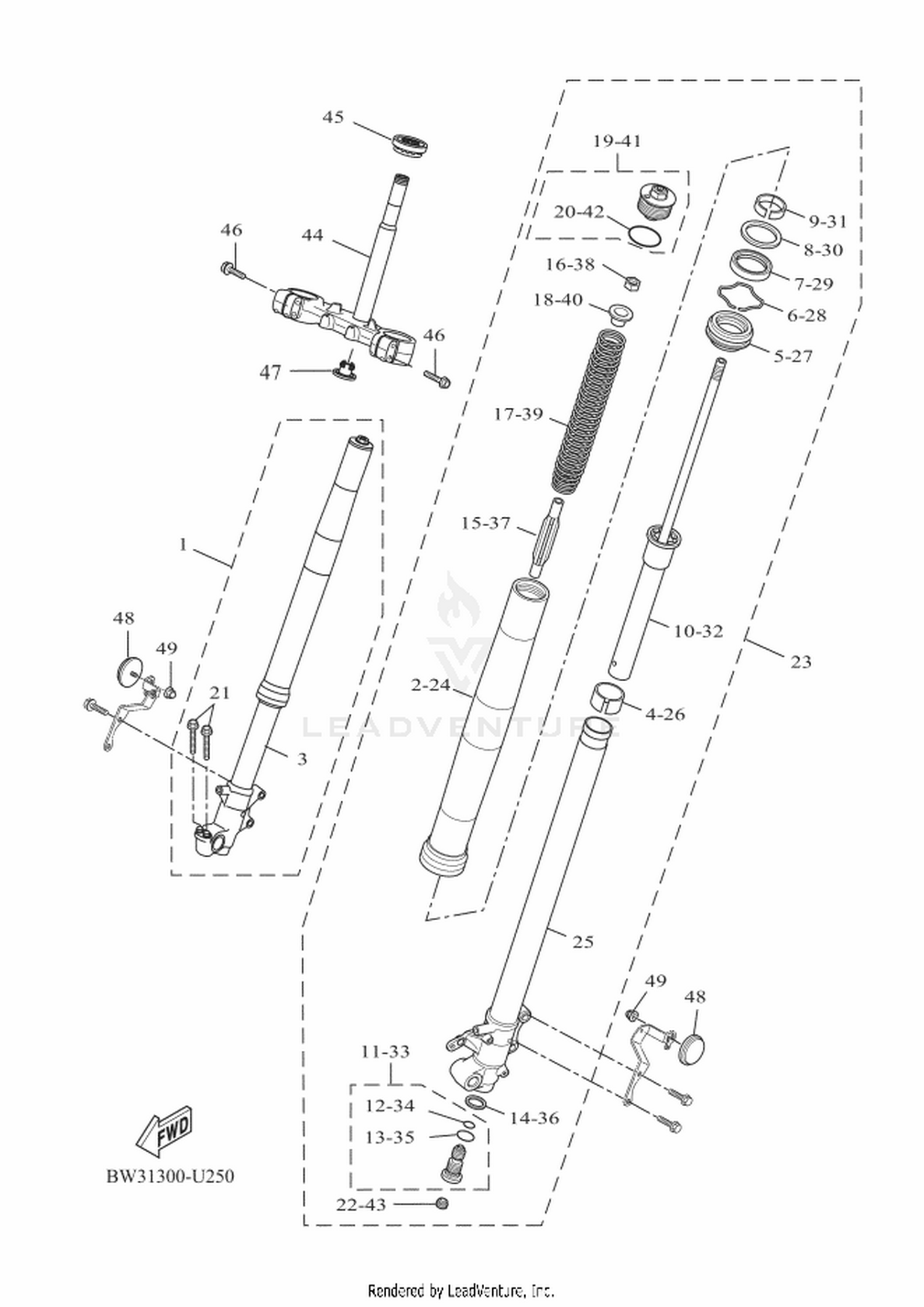 25 FRONT FORK