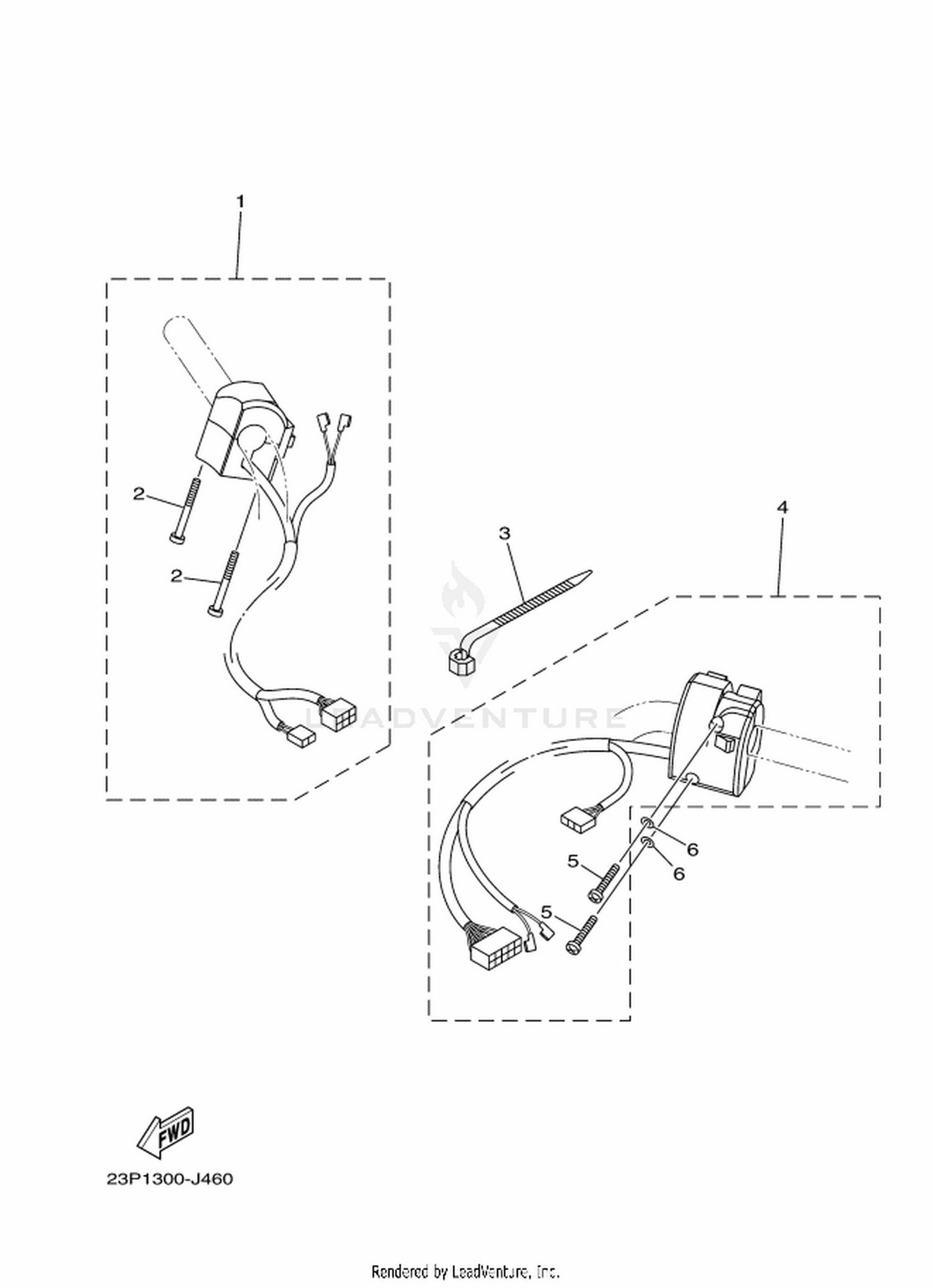 46 HANDLE SWITCH  LEVER