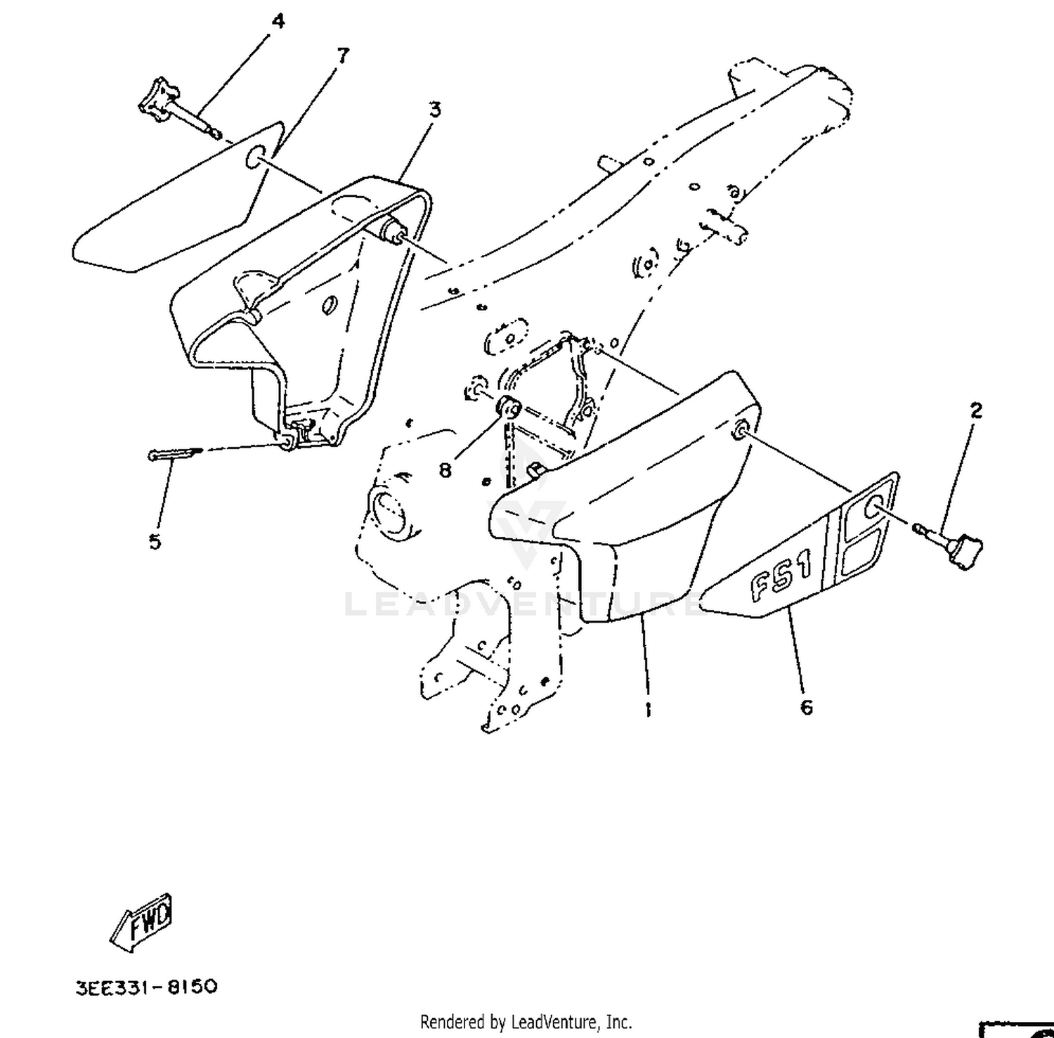 15 SIDE COVER  OIL TANK