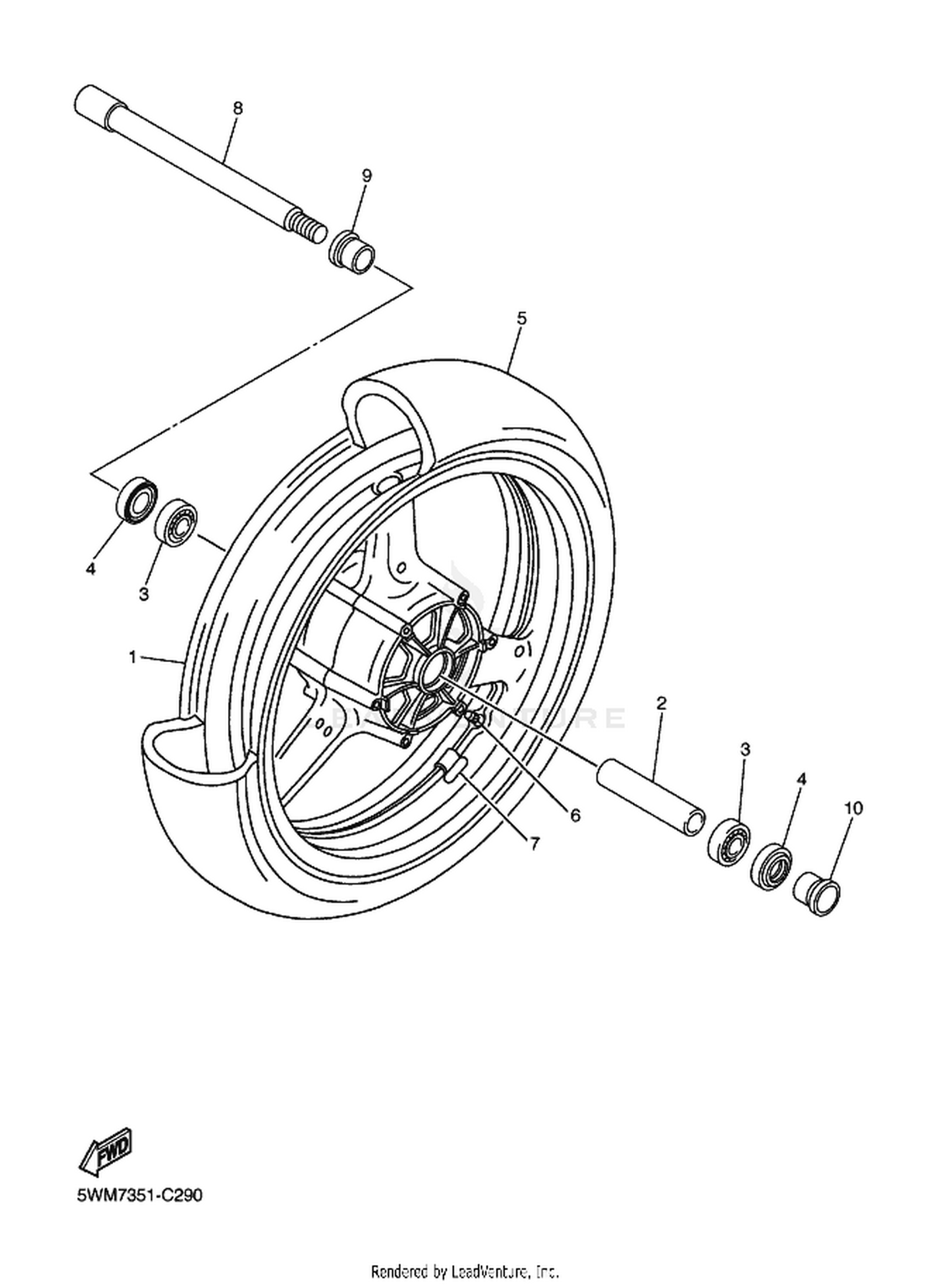29 FRONT WHEEL
