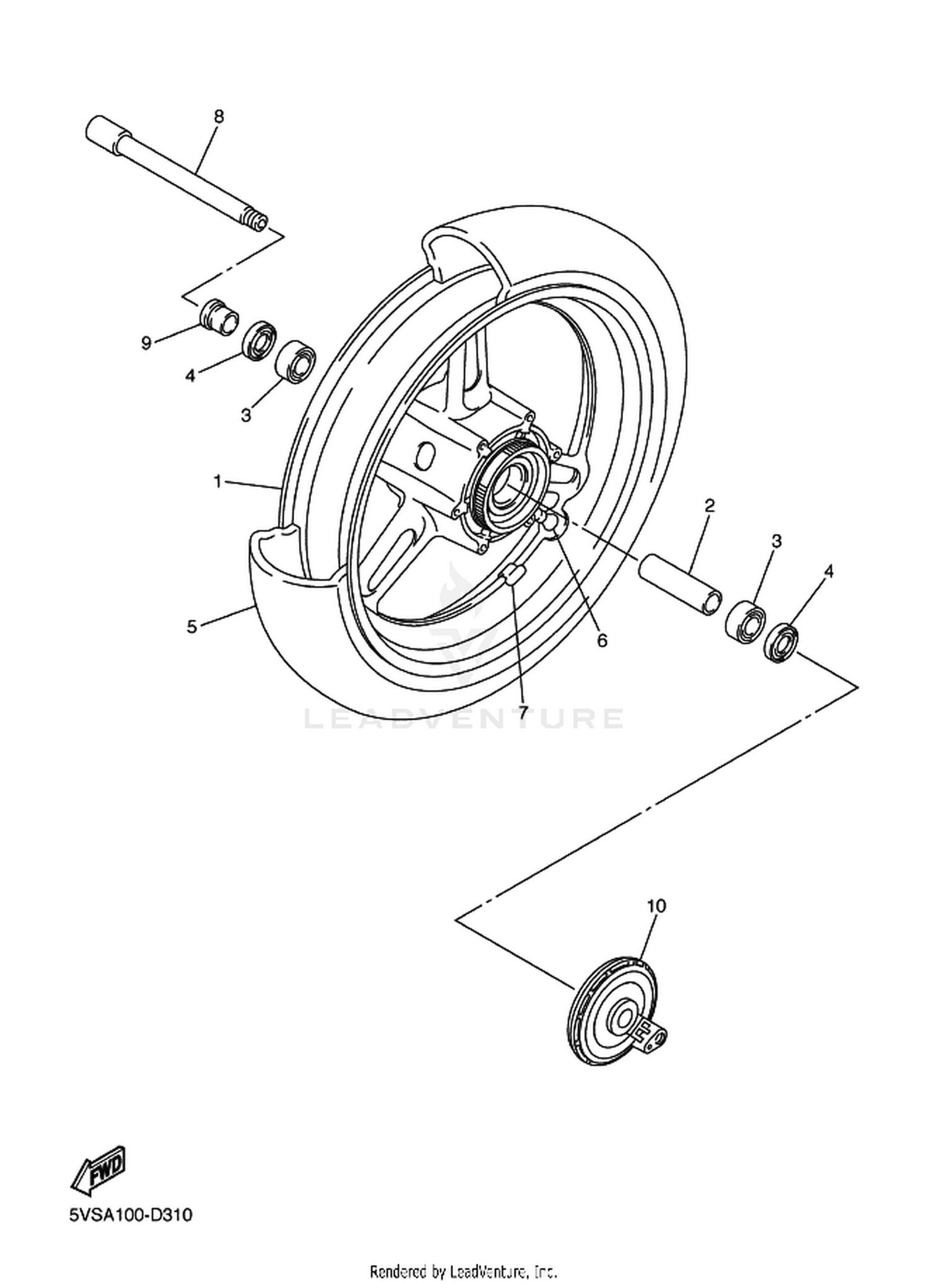 31 FRONT WHEEL