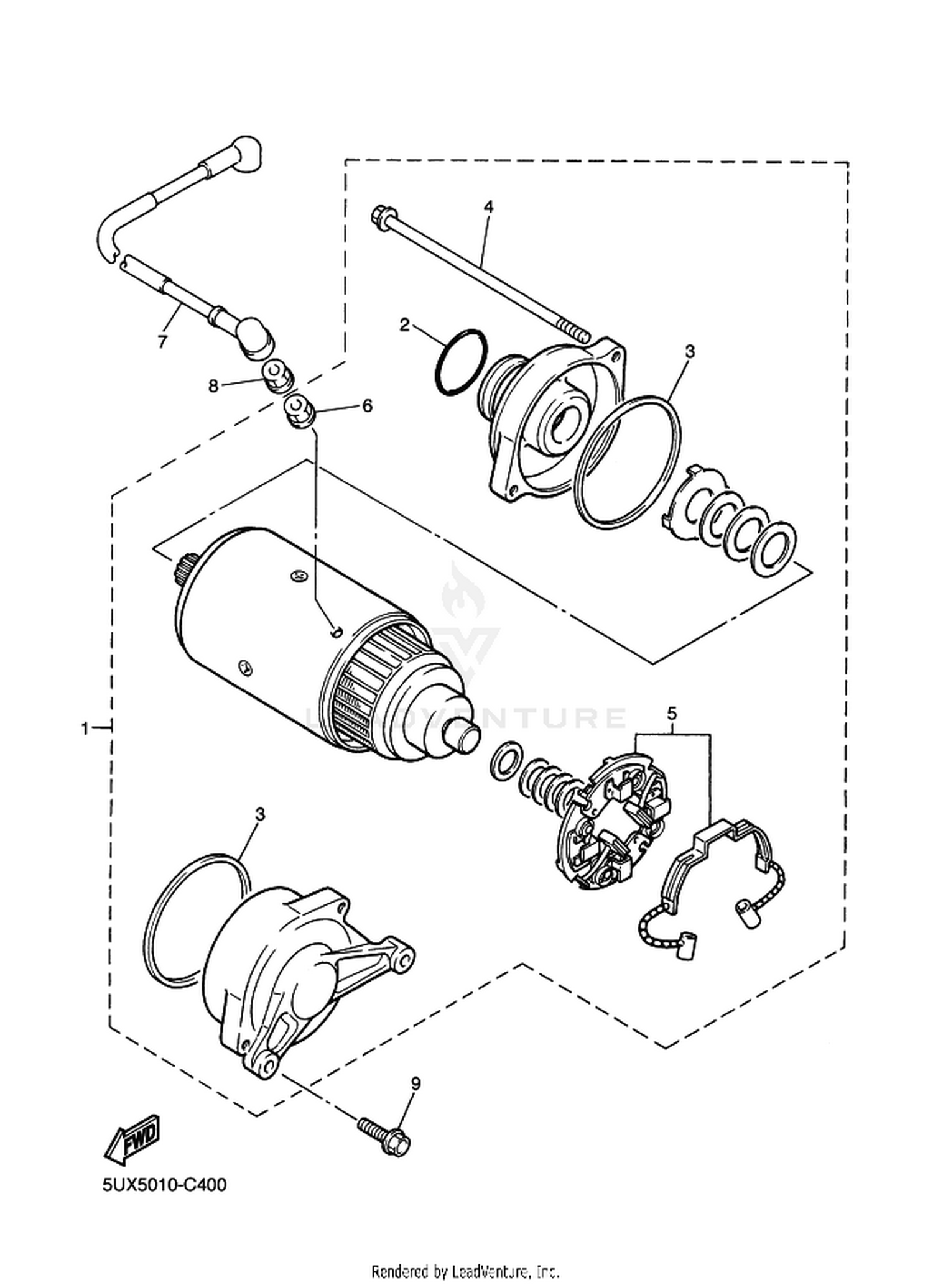 40 STARTING MOTOR