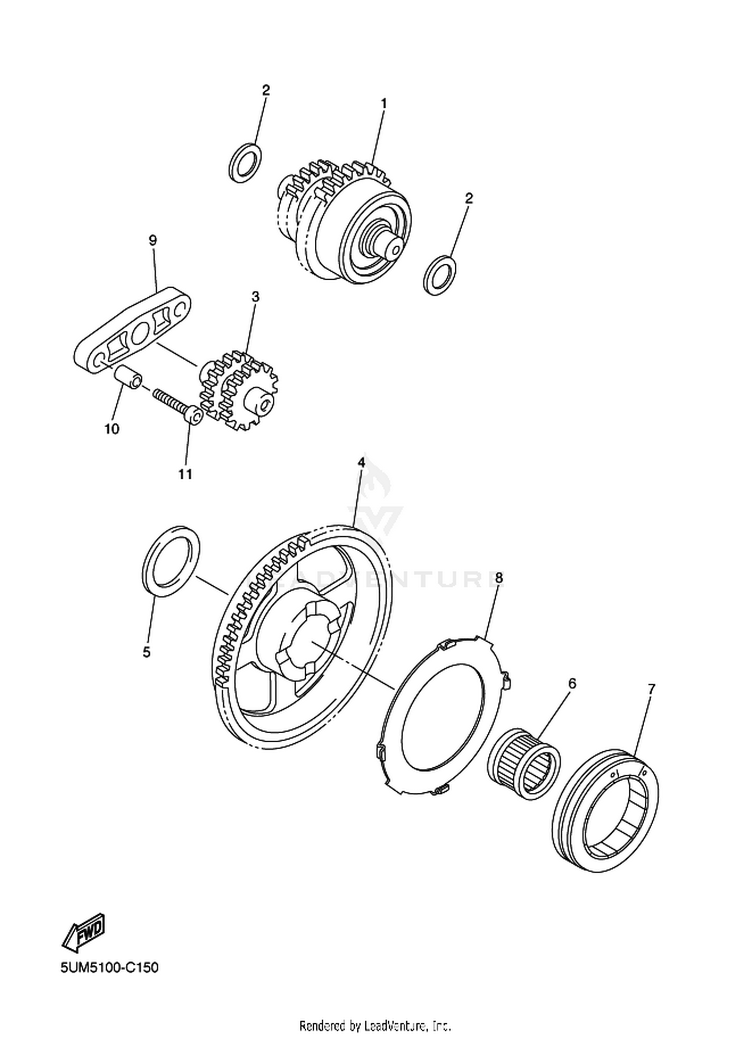 15 STARTER CLUTCH