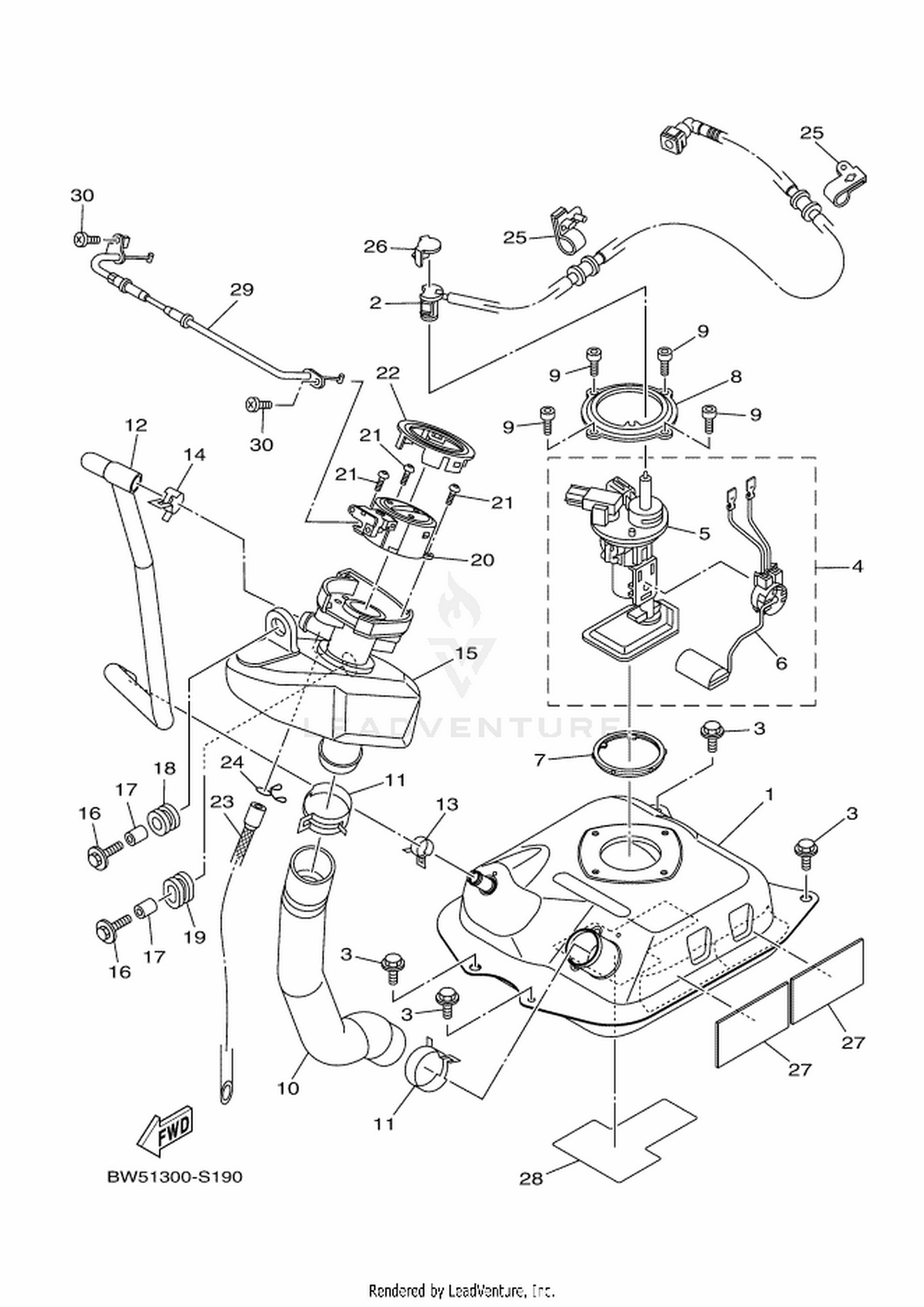 Assembly diagram