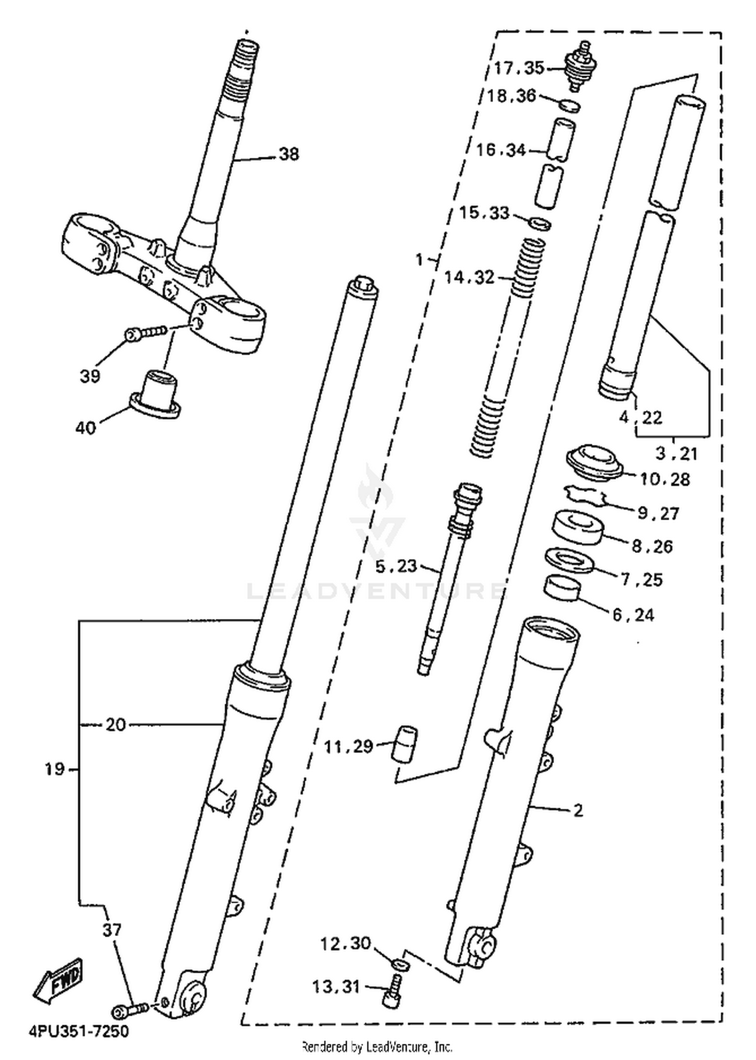 25 FRONT FORK