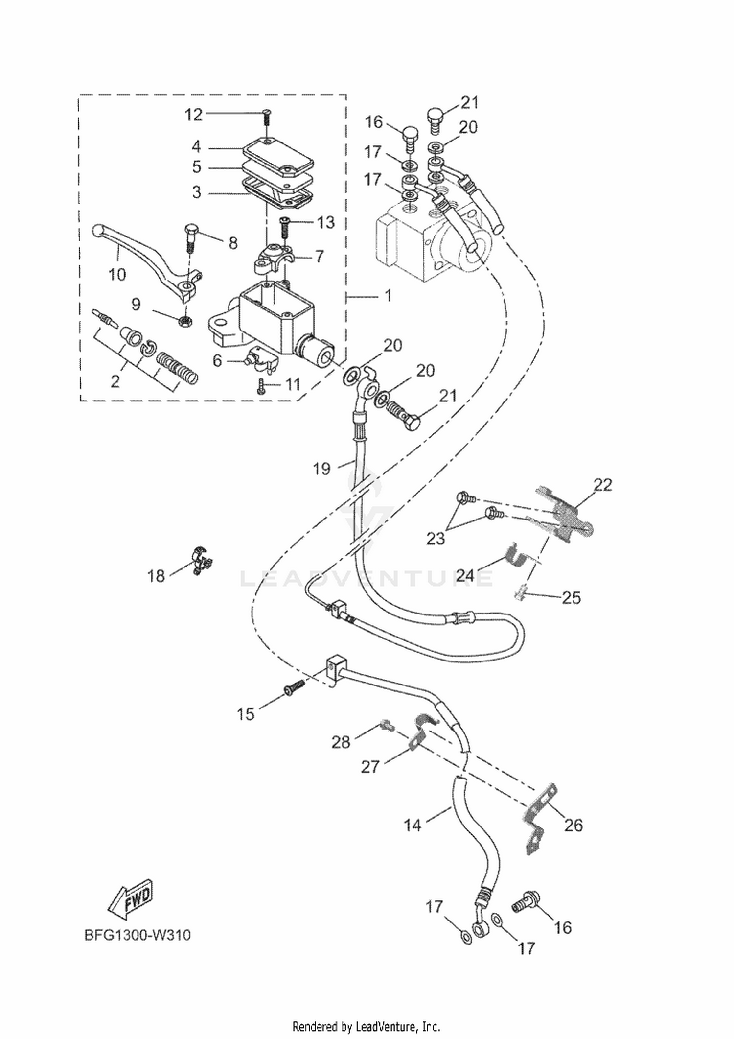 32 FRONT MASTER CYLINDER