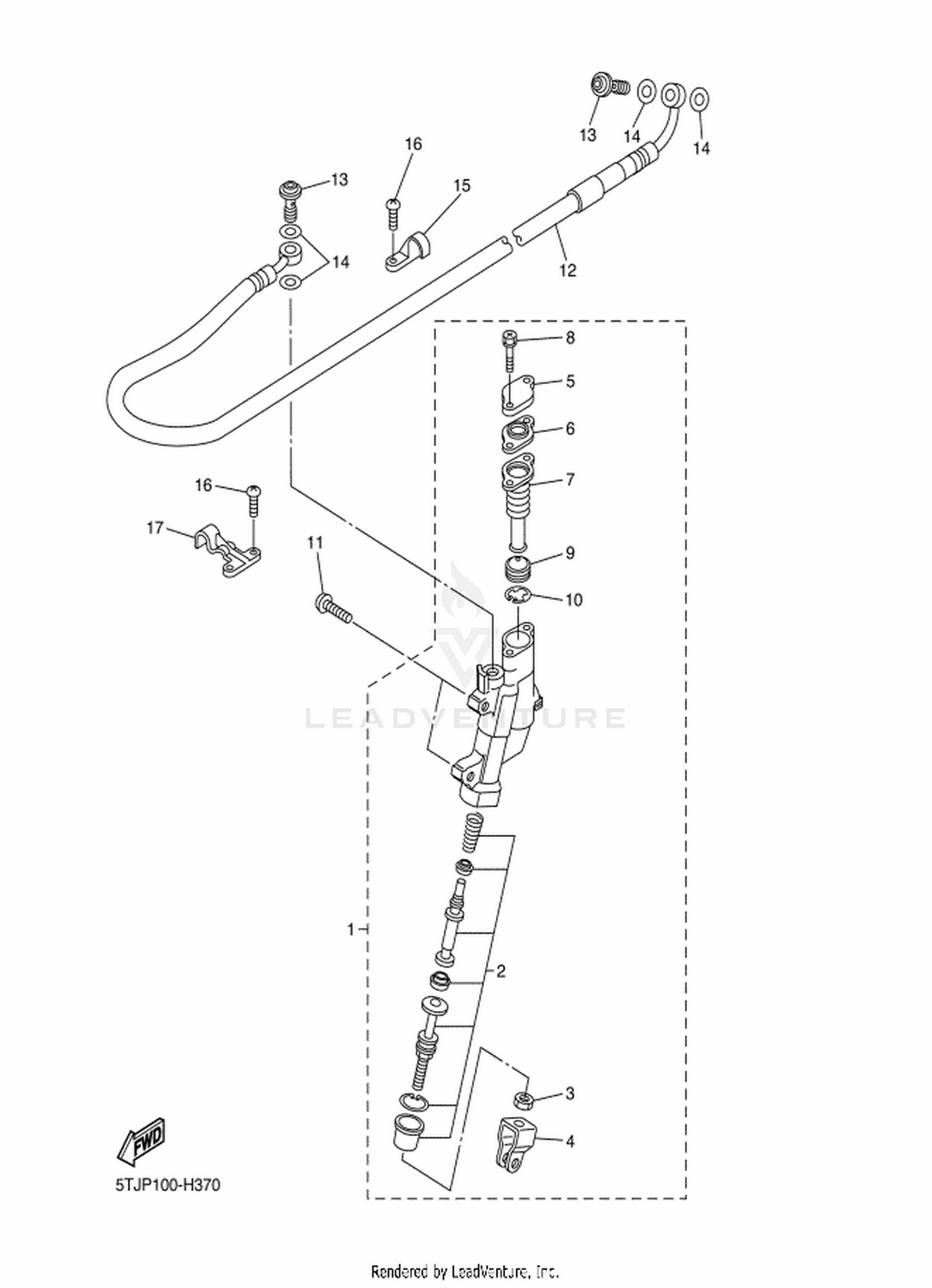 37 REAR MASTER CYLINDER