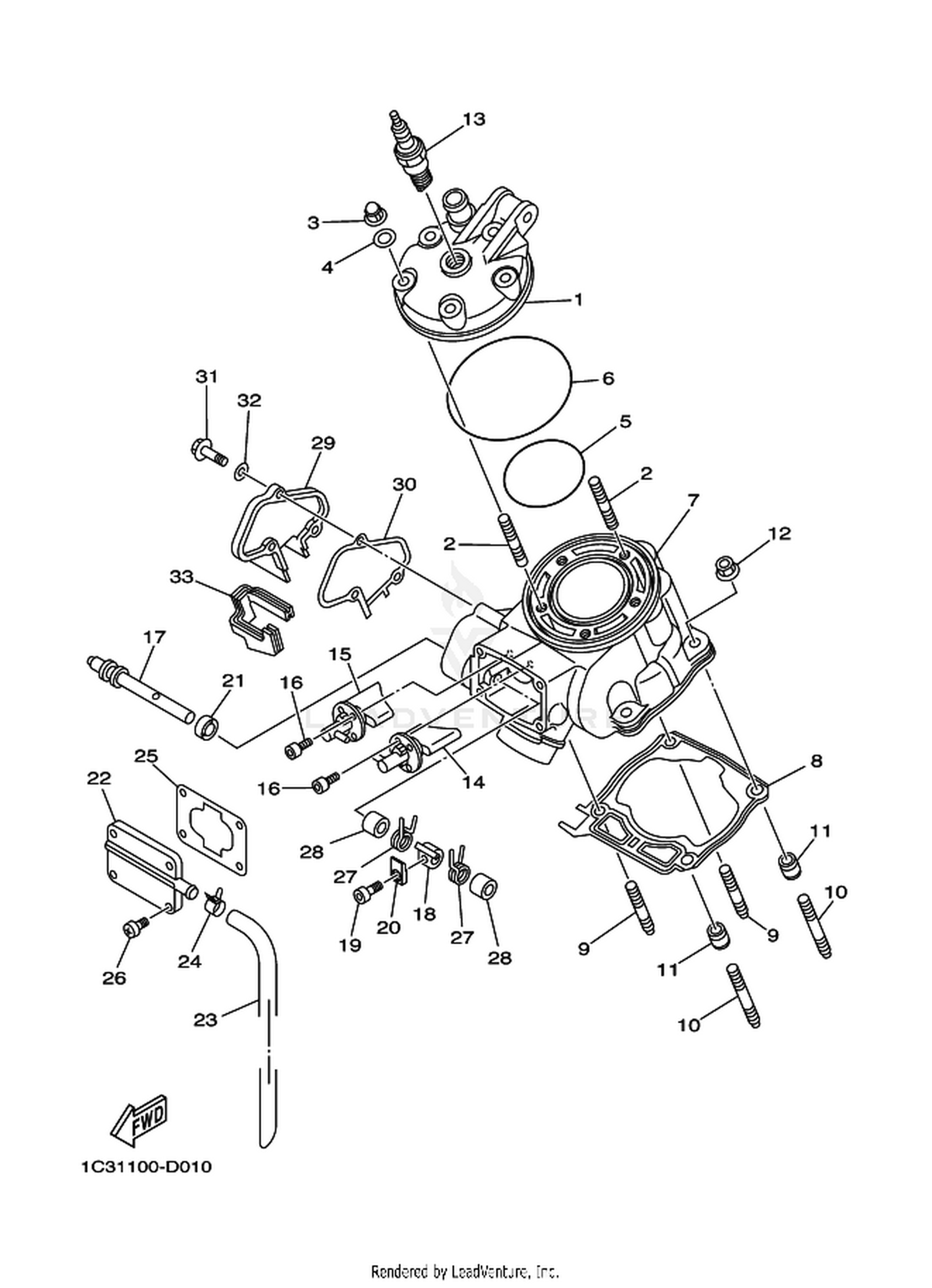 01 CYLINDER HEAD