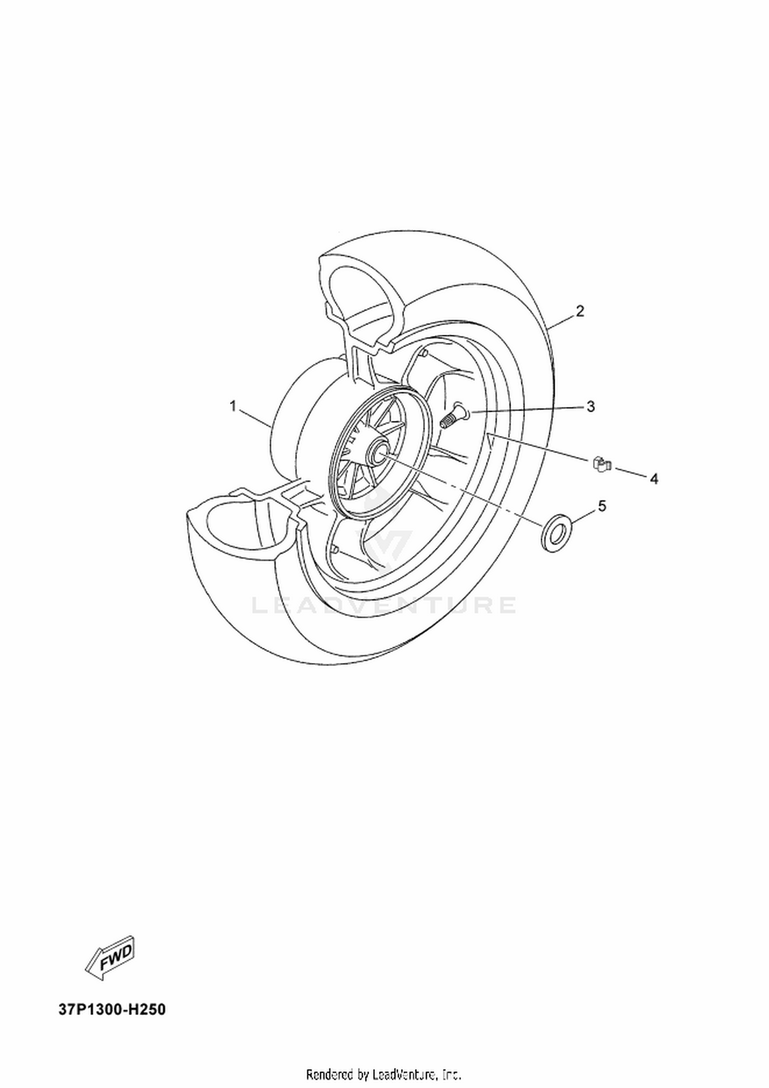 25 REAR WHEEL