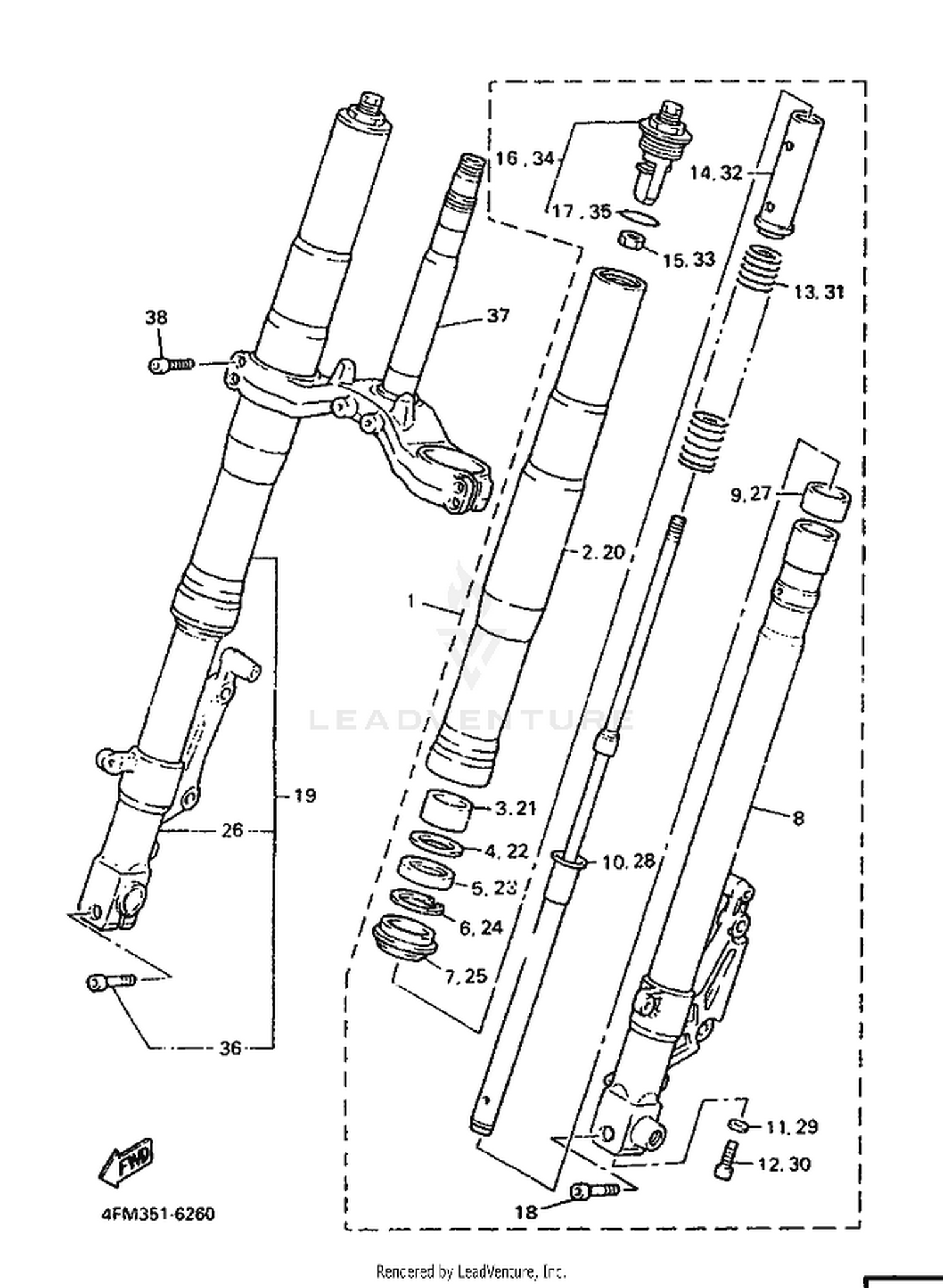 26 FRONT FORK