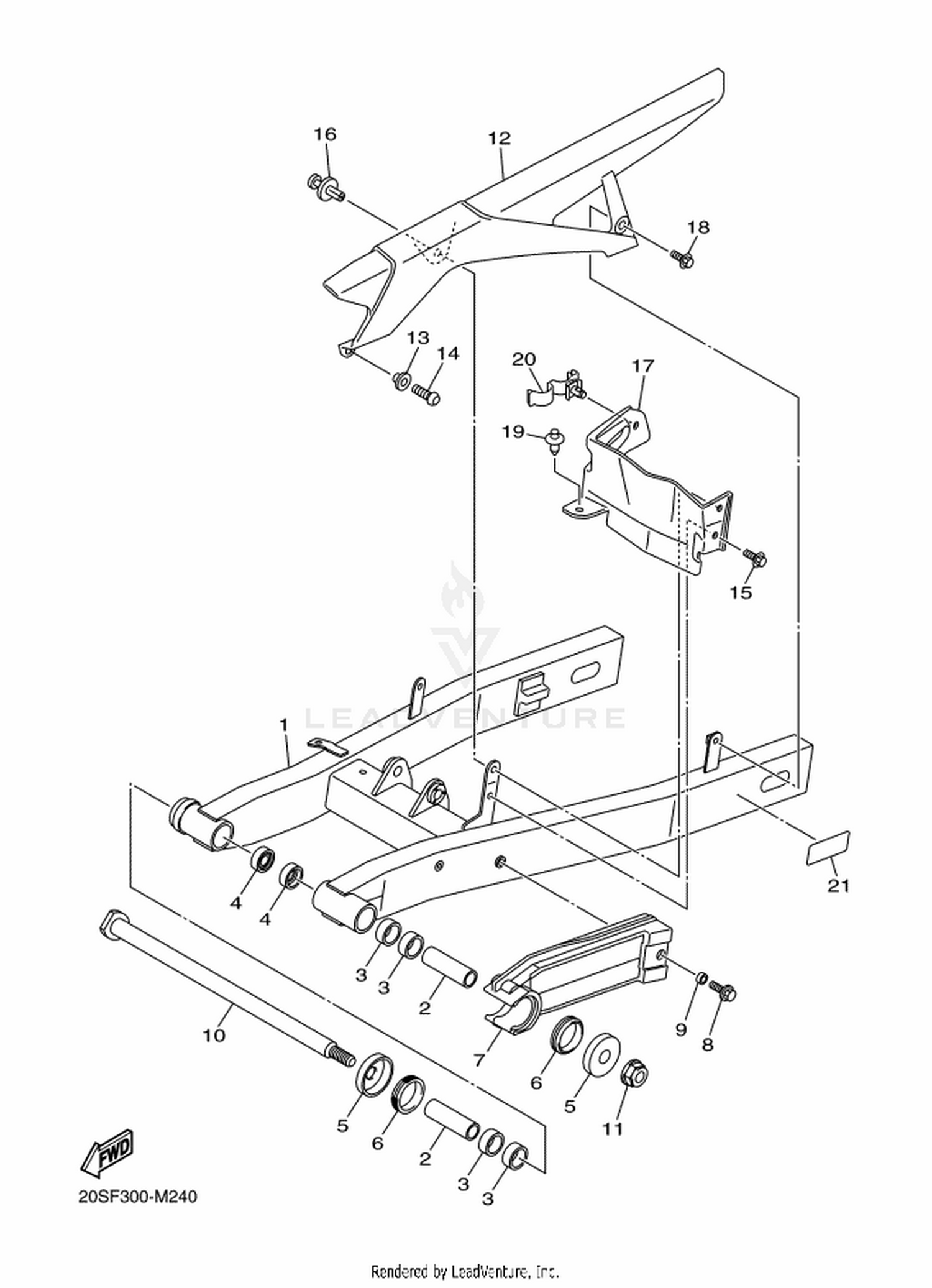 24 REAR ARM