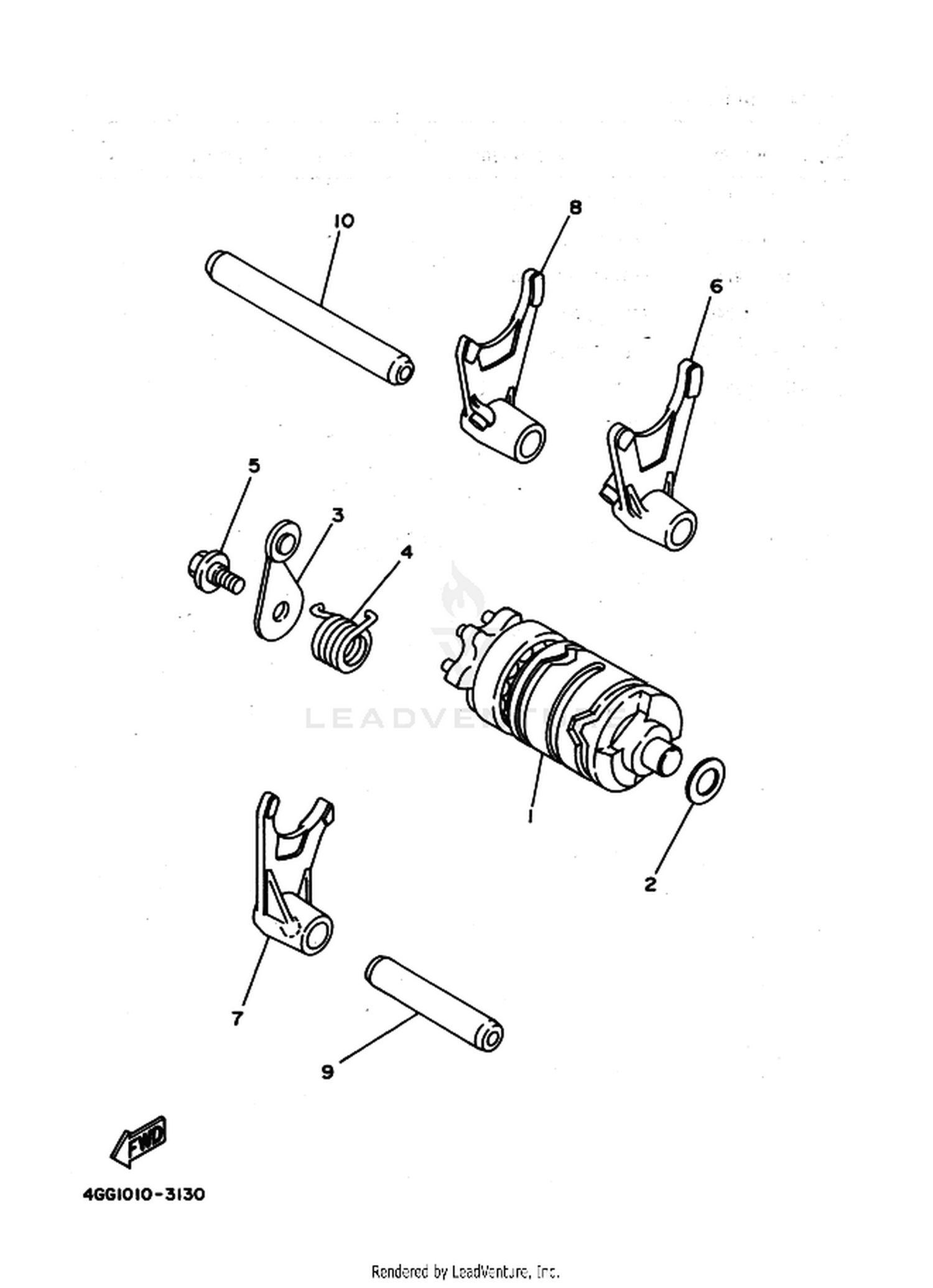 13 SHIFT CAM  FORK