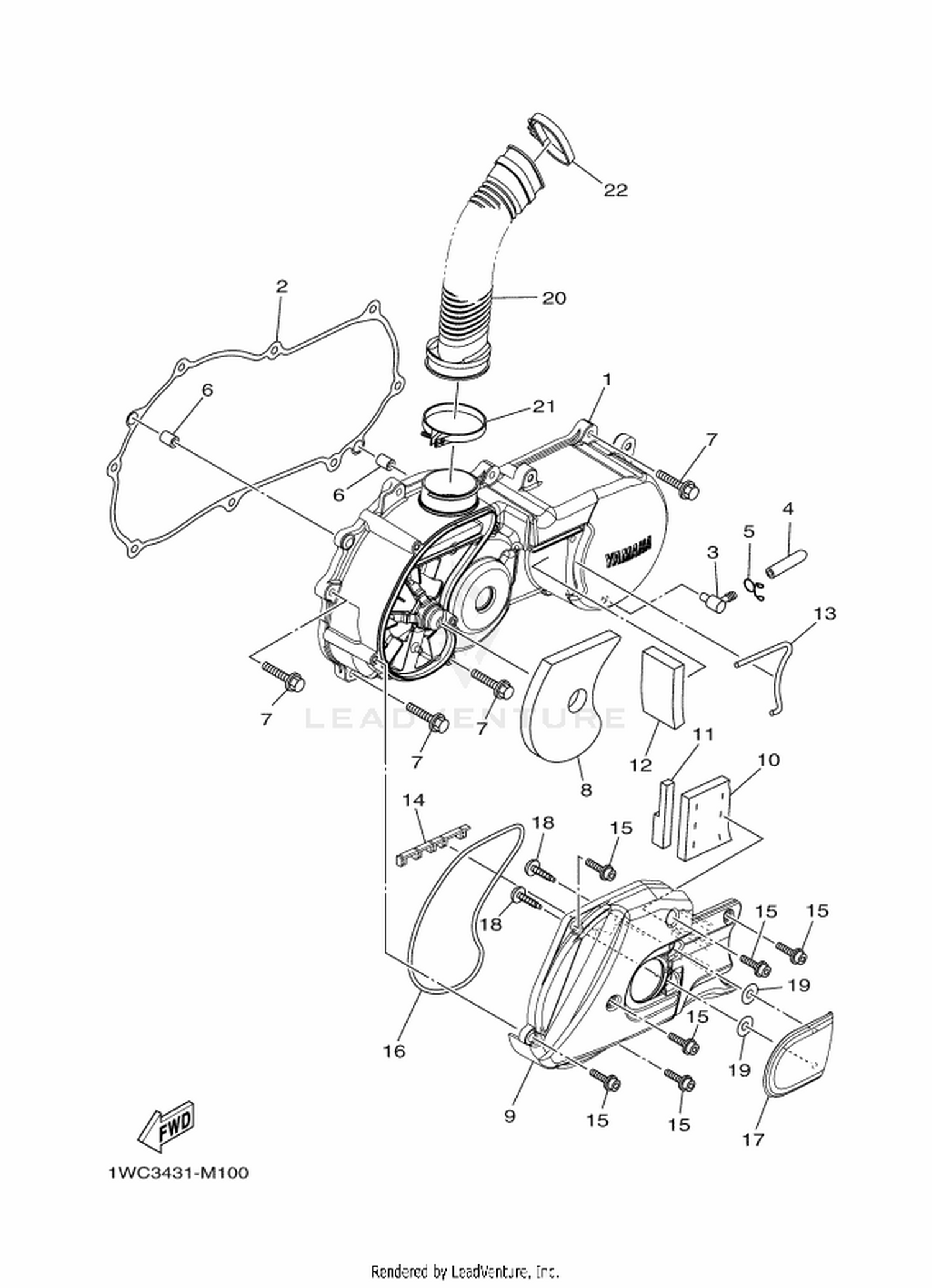 10 CRANKCASE COVER 1