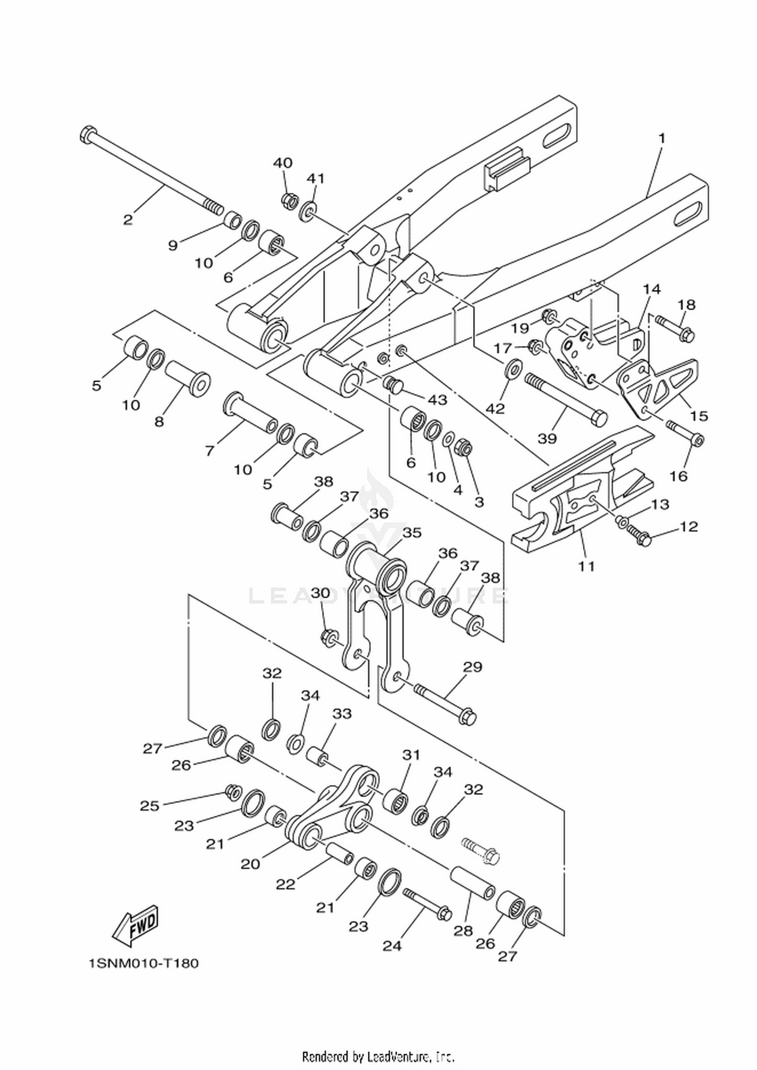 18 REAR ARM