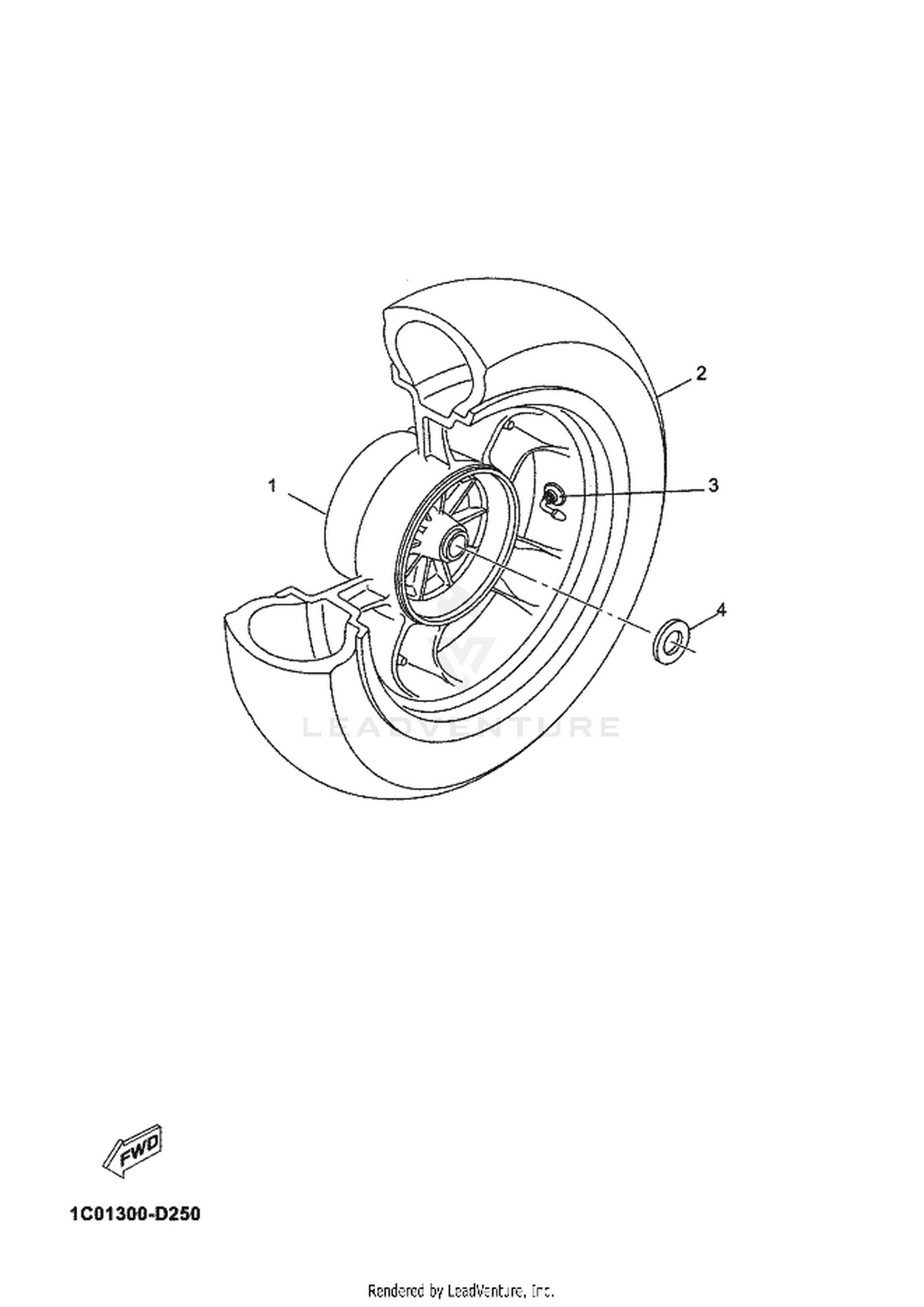 25 REAR WHEEL