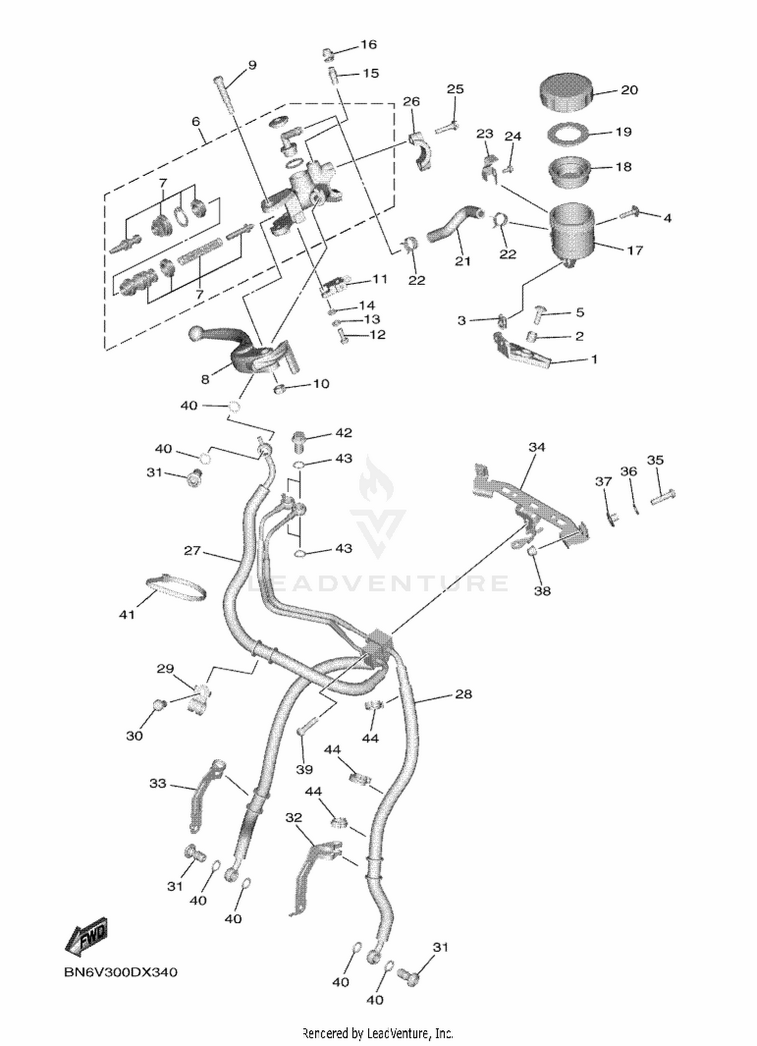 34 FRONT MASTER CYLINDER