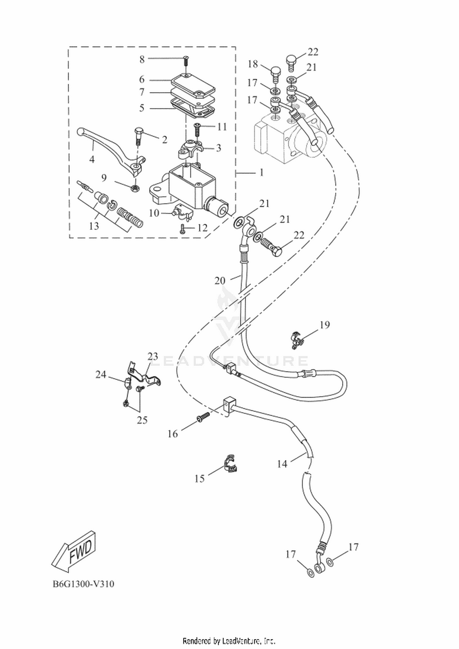32 FRONT MASTER CYLINDER