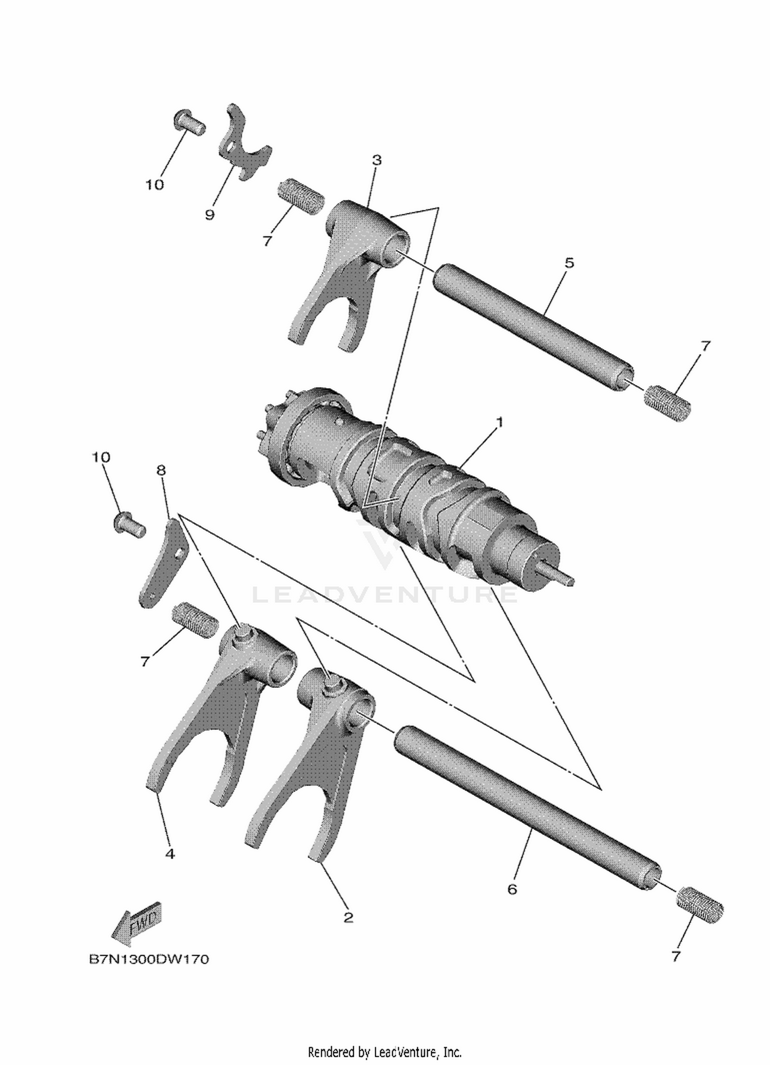 18 SHIFT CAM & FORK