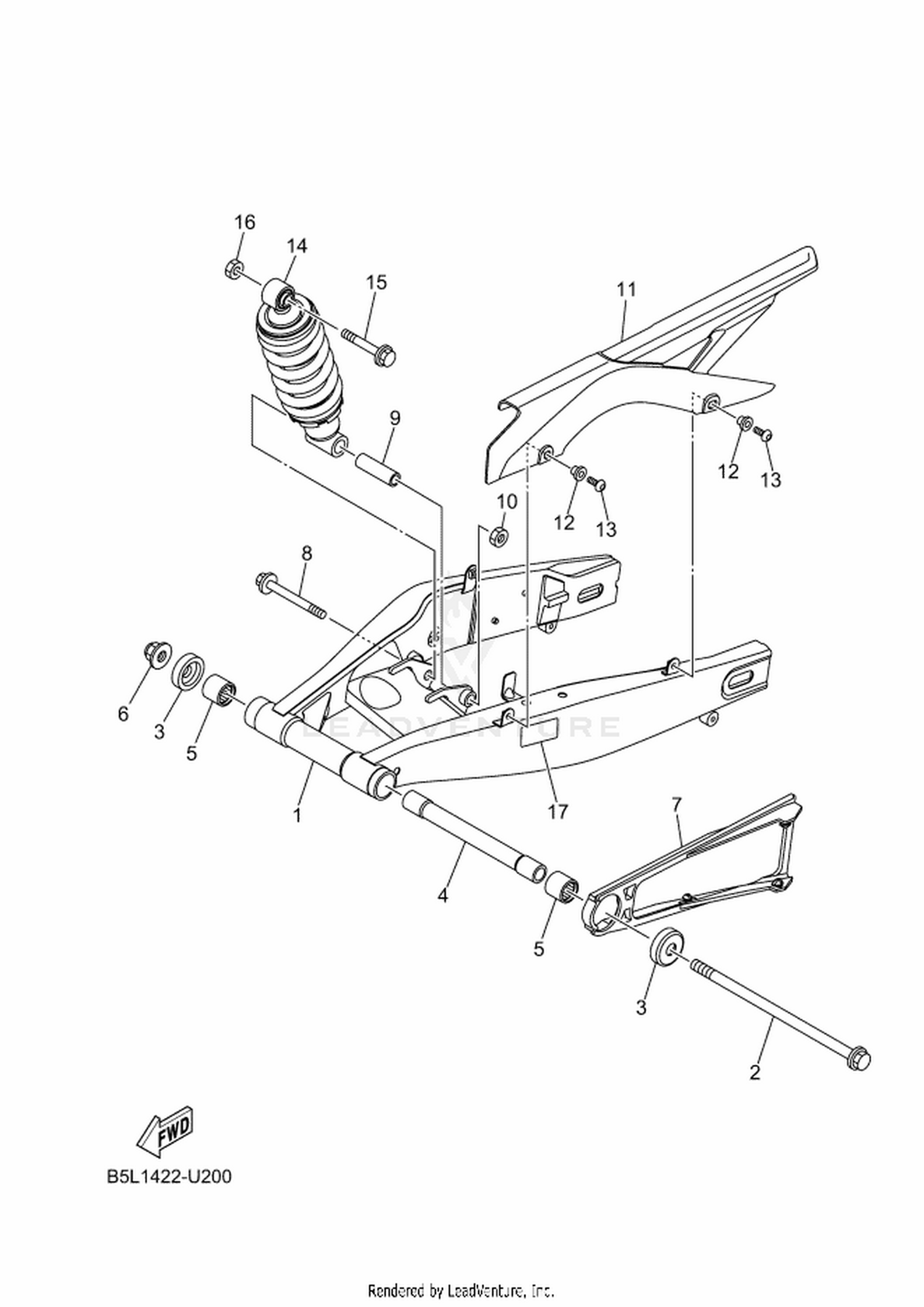 20 REAR ARM & SUSPENSION