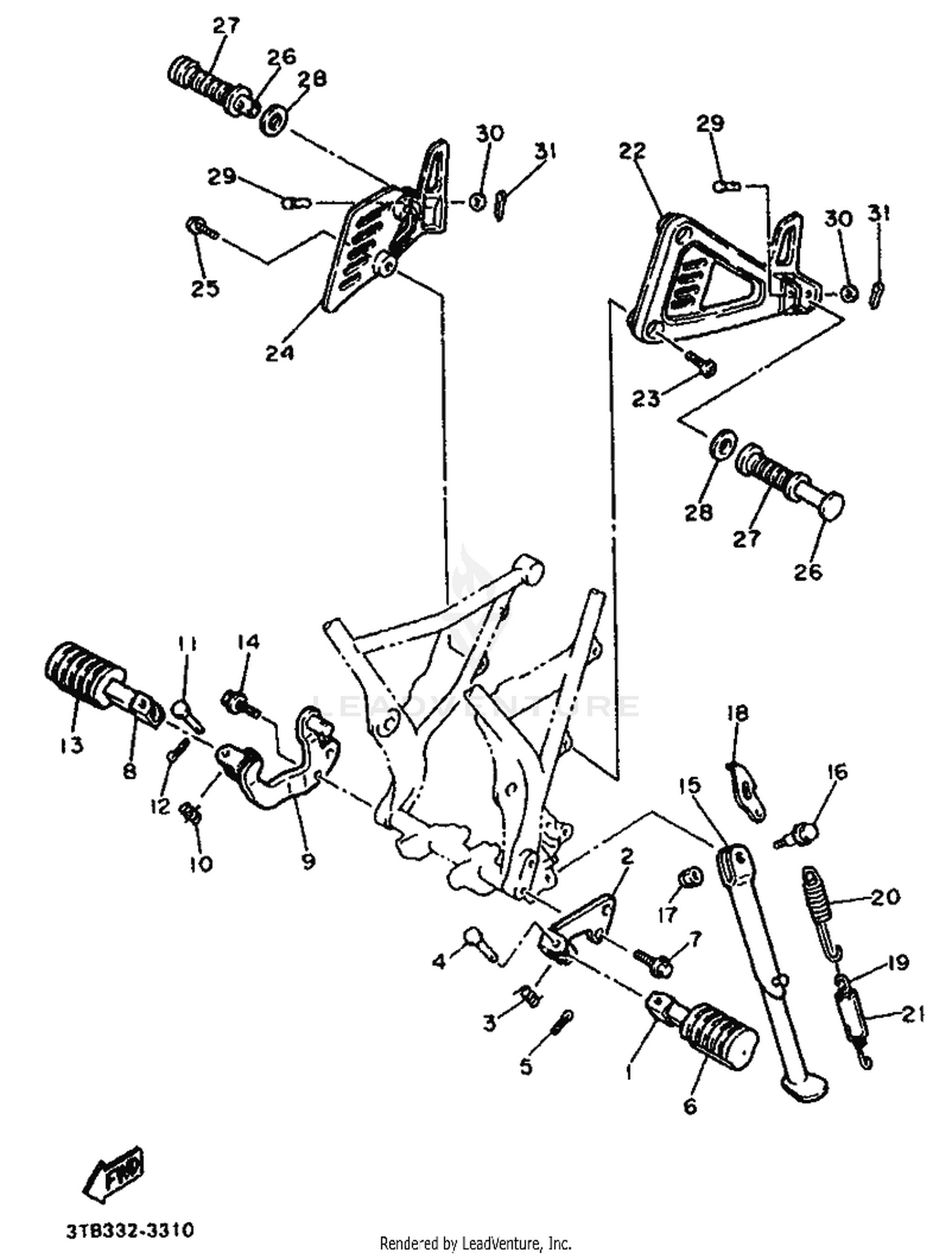 31 STAND  FOOTREST