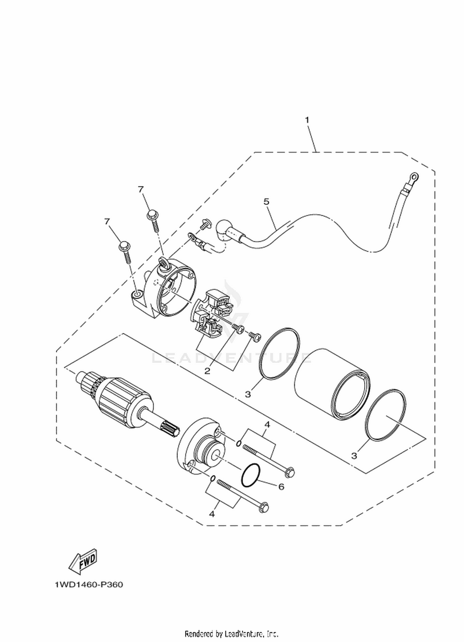 35 STARTING MOTOR