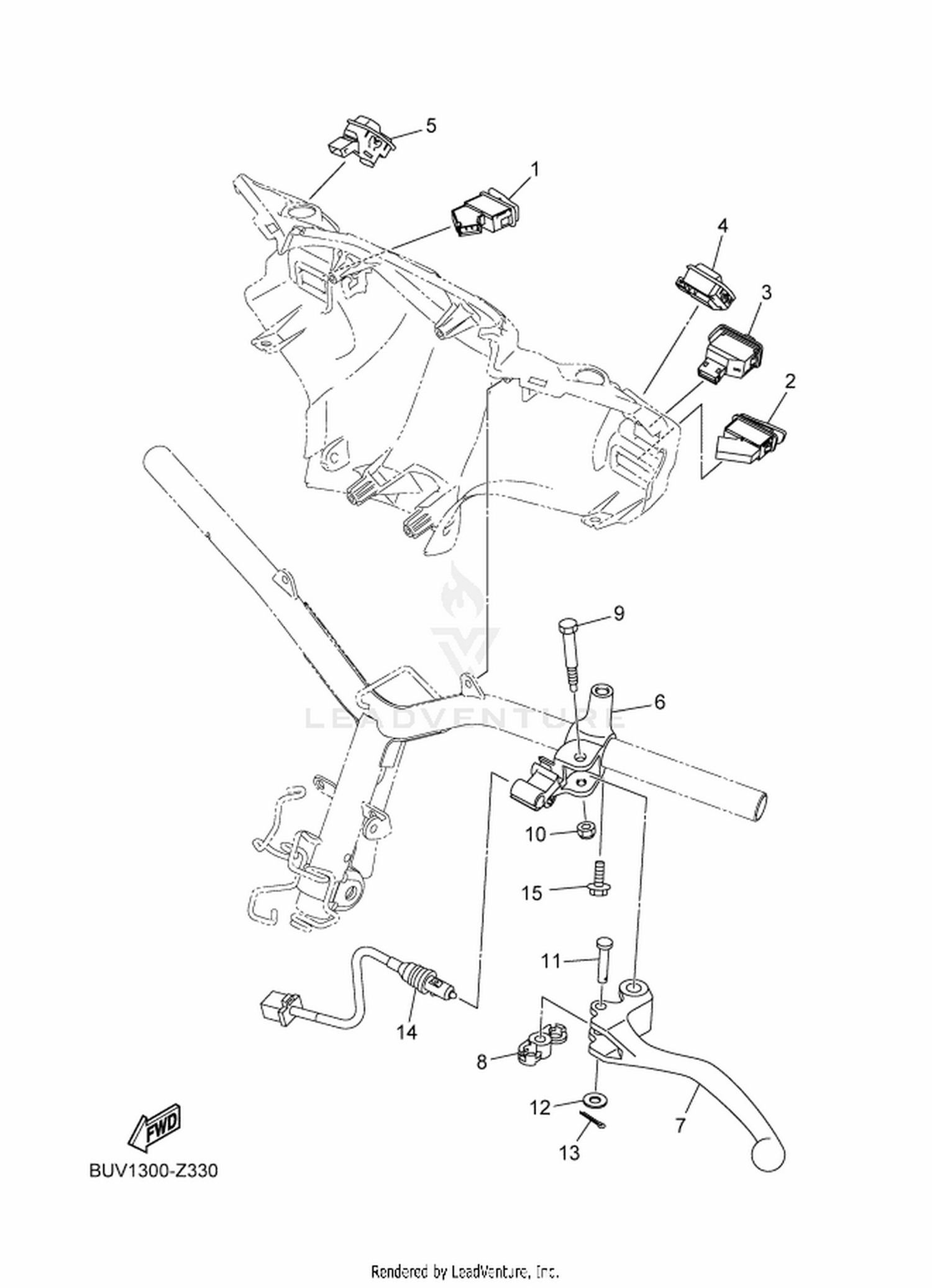 33 HANDLE SWITCH & LEVER