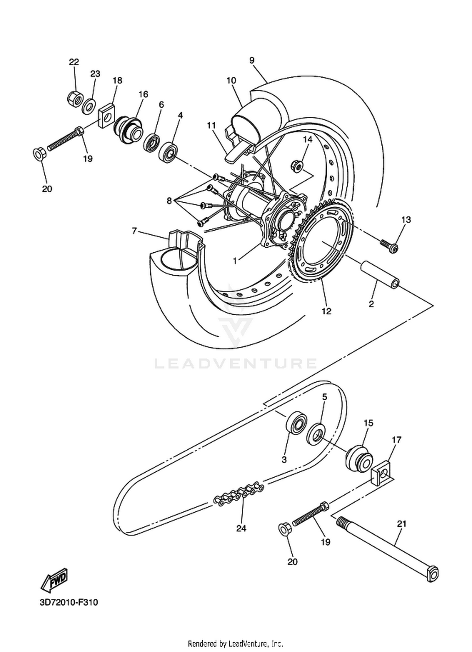 31 REAR WHEEL