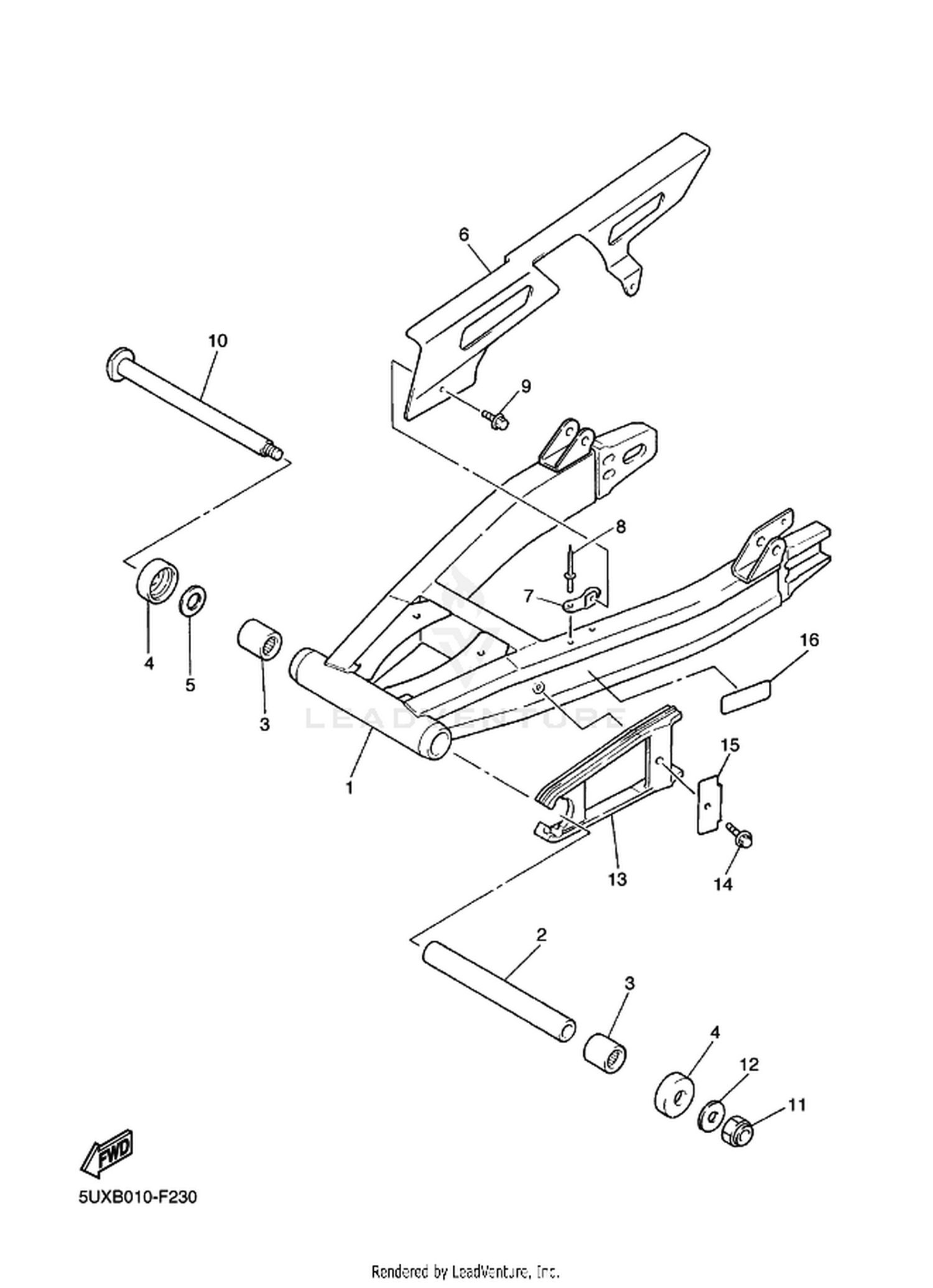 23 REAR ARM  SUSPENSION